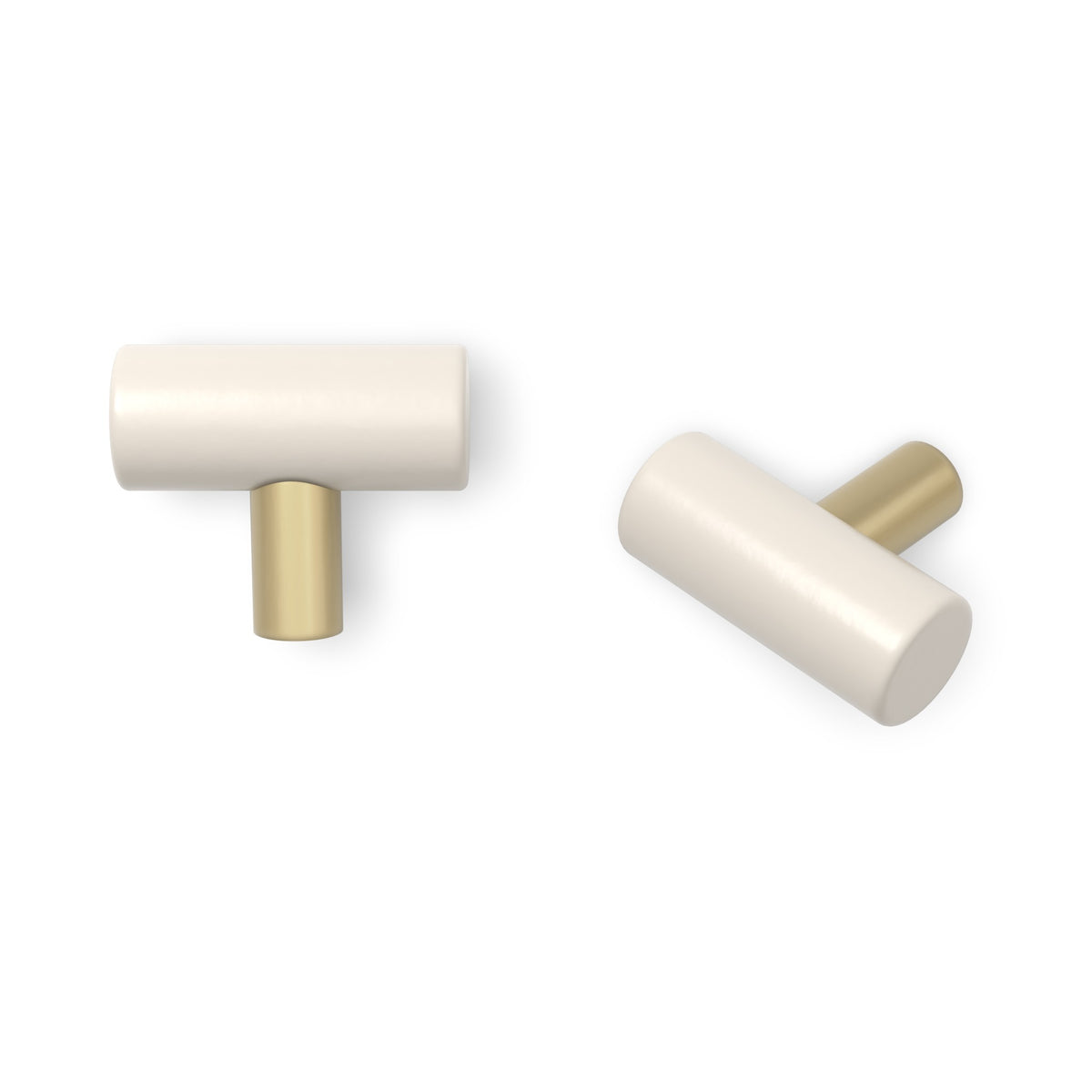 brass and bone Swift knob hardware Dutton Brown