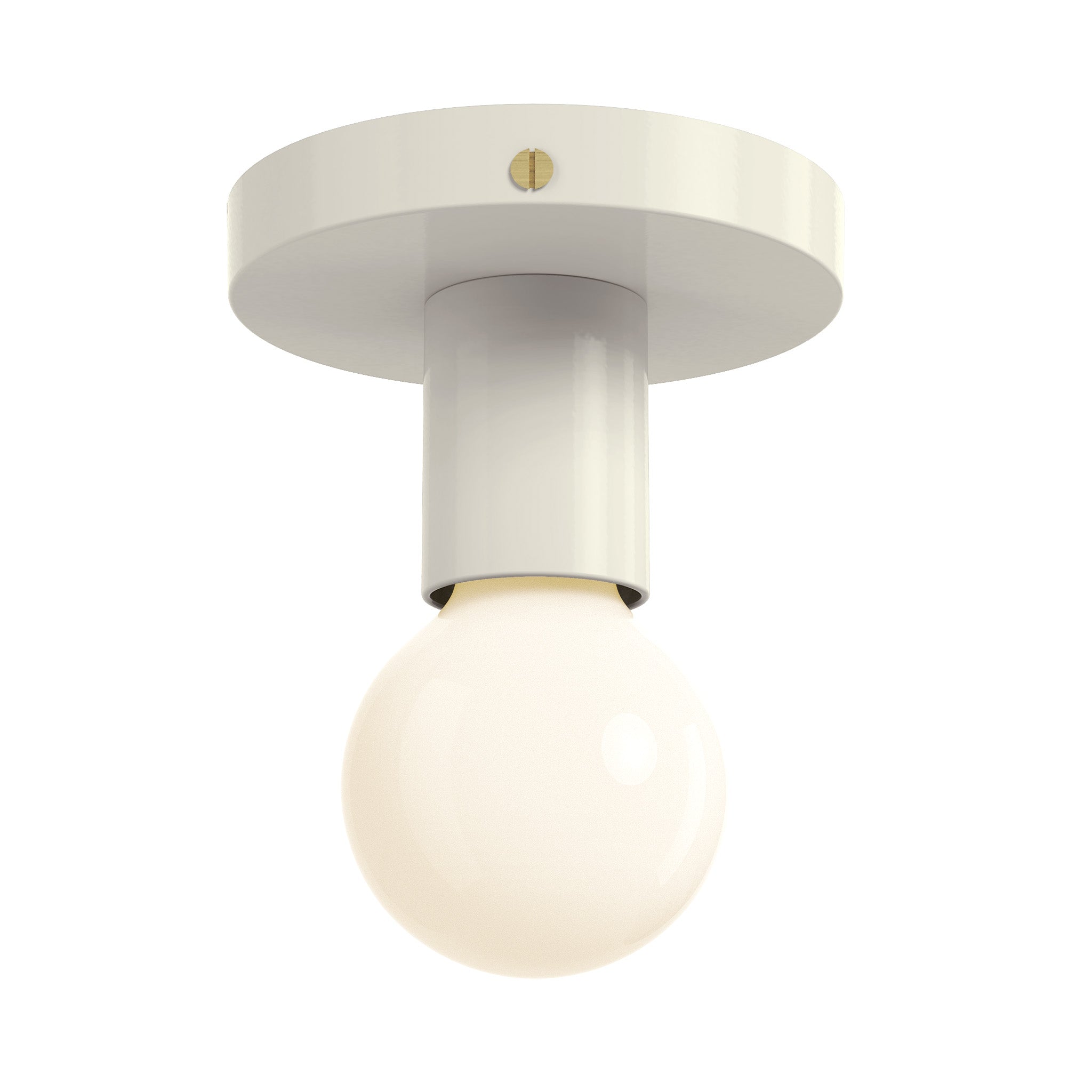 brass bone color twink flush mount dutton brown lighting