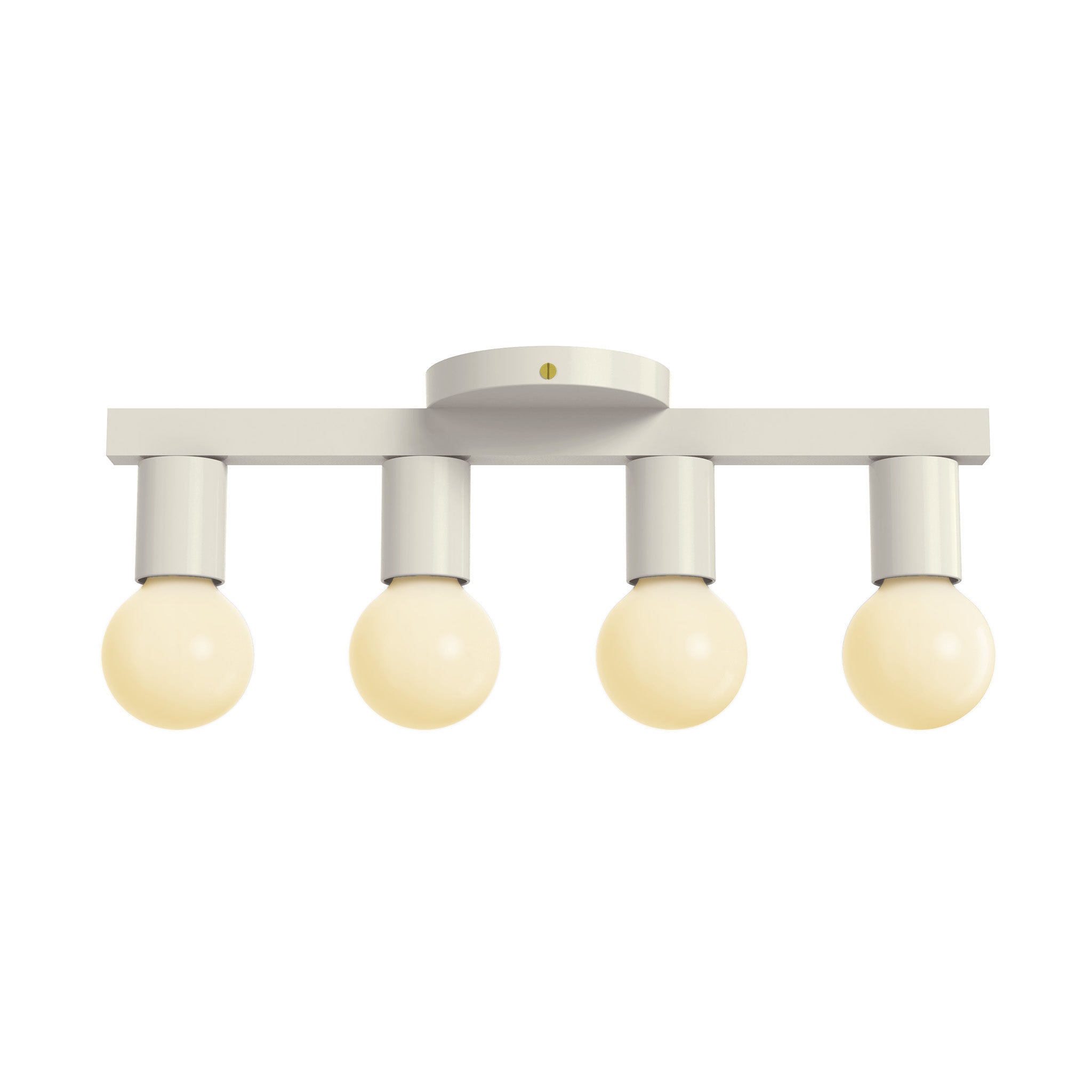 Brass and bone vogue 4 flush mount dutton brown lighting