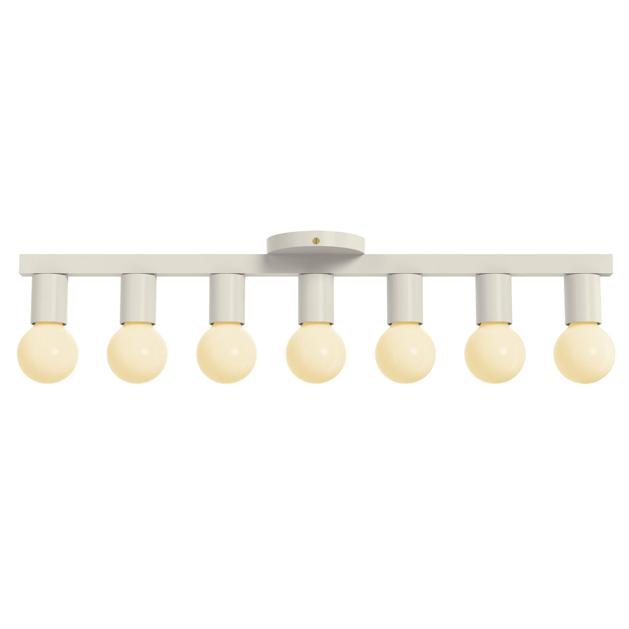 brass and bone vogue 7 color flush mount dutton brown lighting
