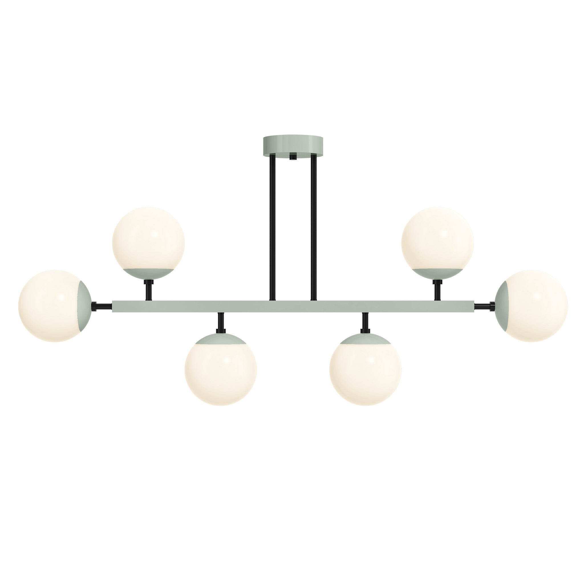 black and spa Color Axia Globe Chandelier 46" Dutton Brown lighting