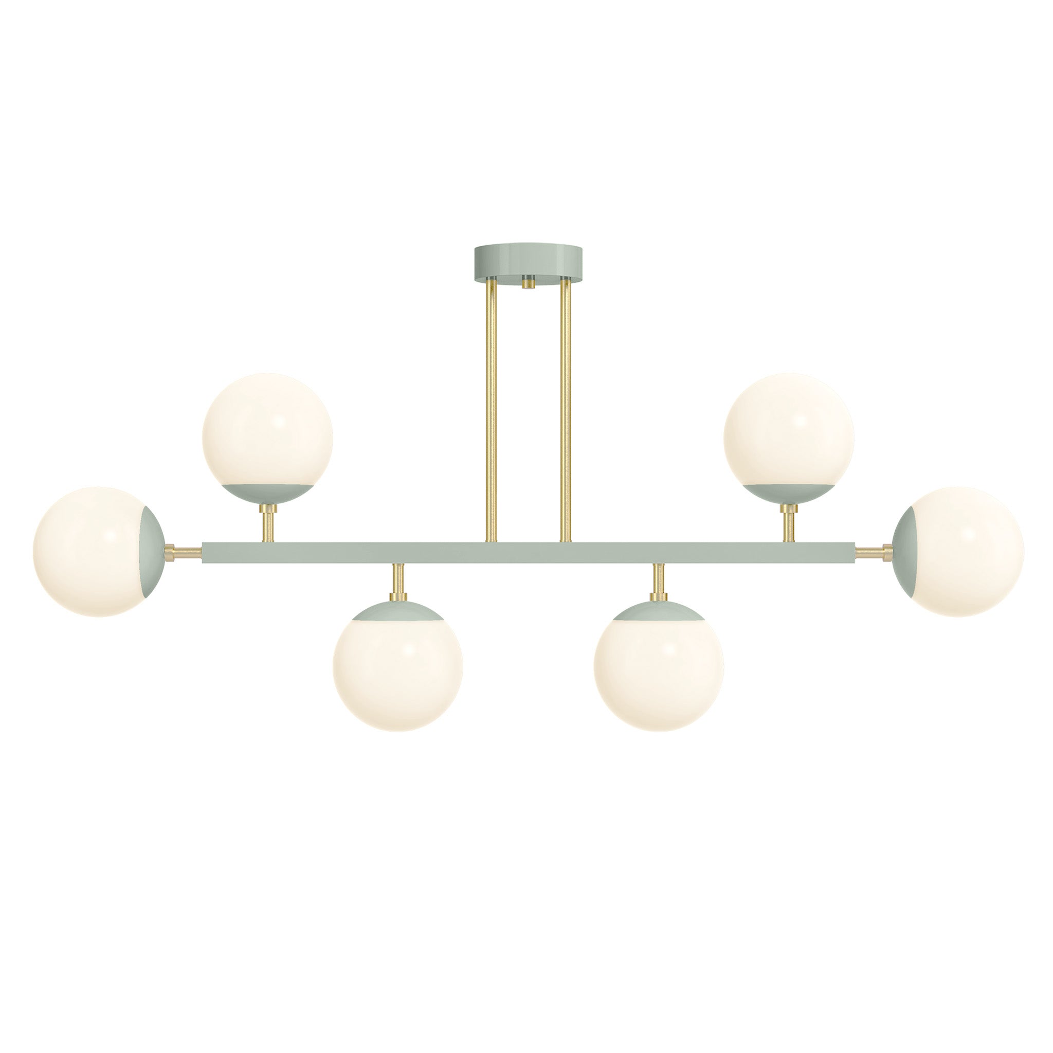brass and spa Color Axia Globe Chandelier 46" Dutton Brown lighting