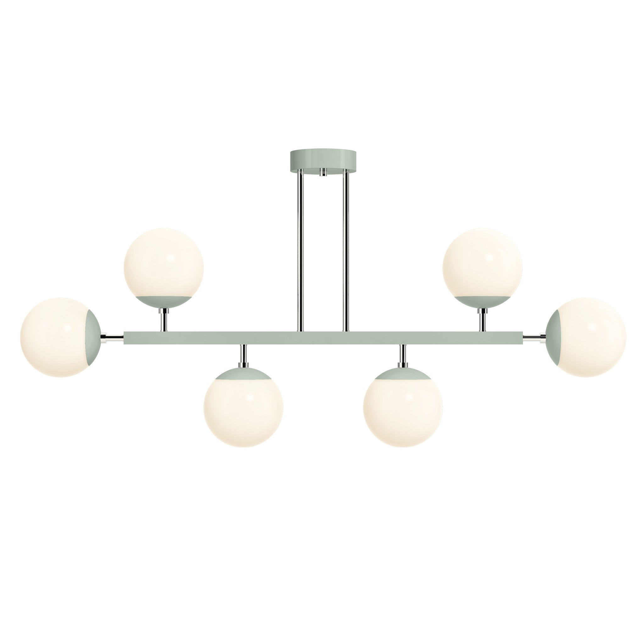 nickel and spa Color Axia Globe Chandelier 46" Dutton Brown lighting