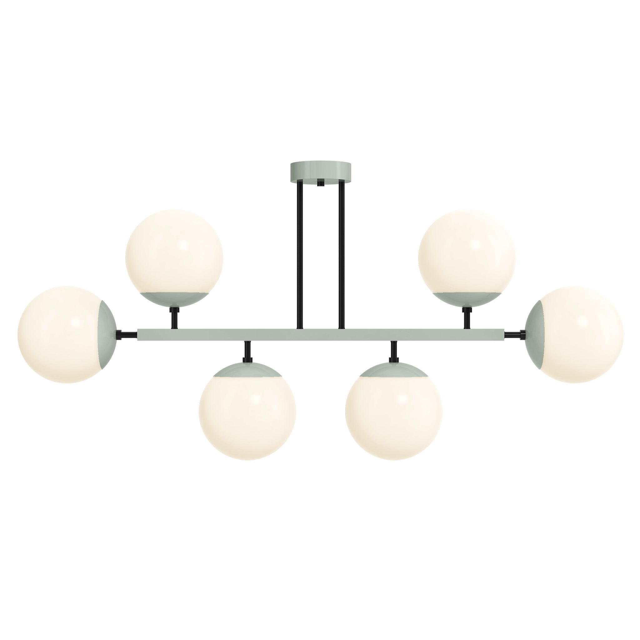 black and spa Color Big Axia Globe Chandelier 50" Dutton Brown lighting