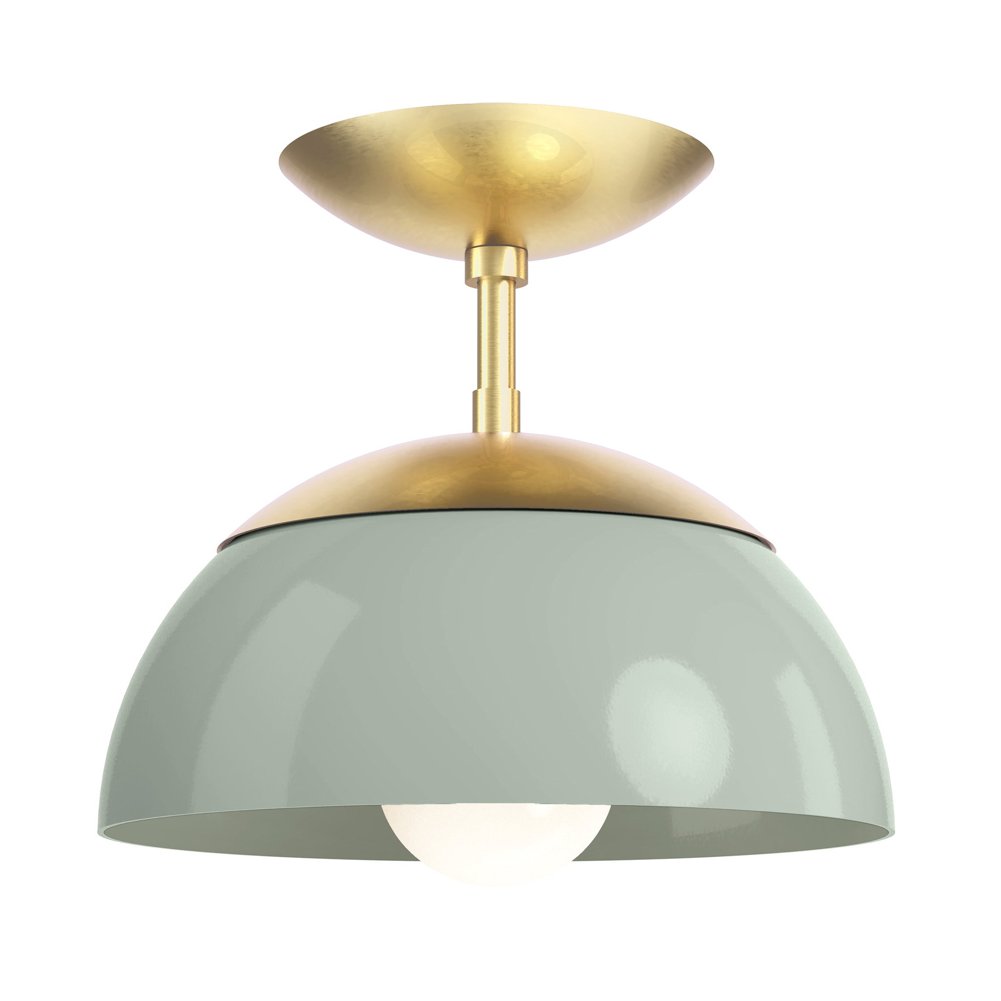 brass spa color cadbury flush mount 10" dutton brown lighting
