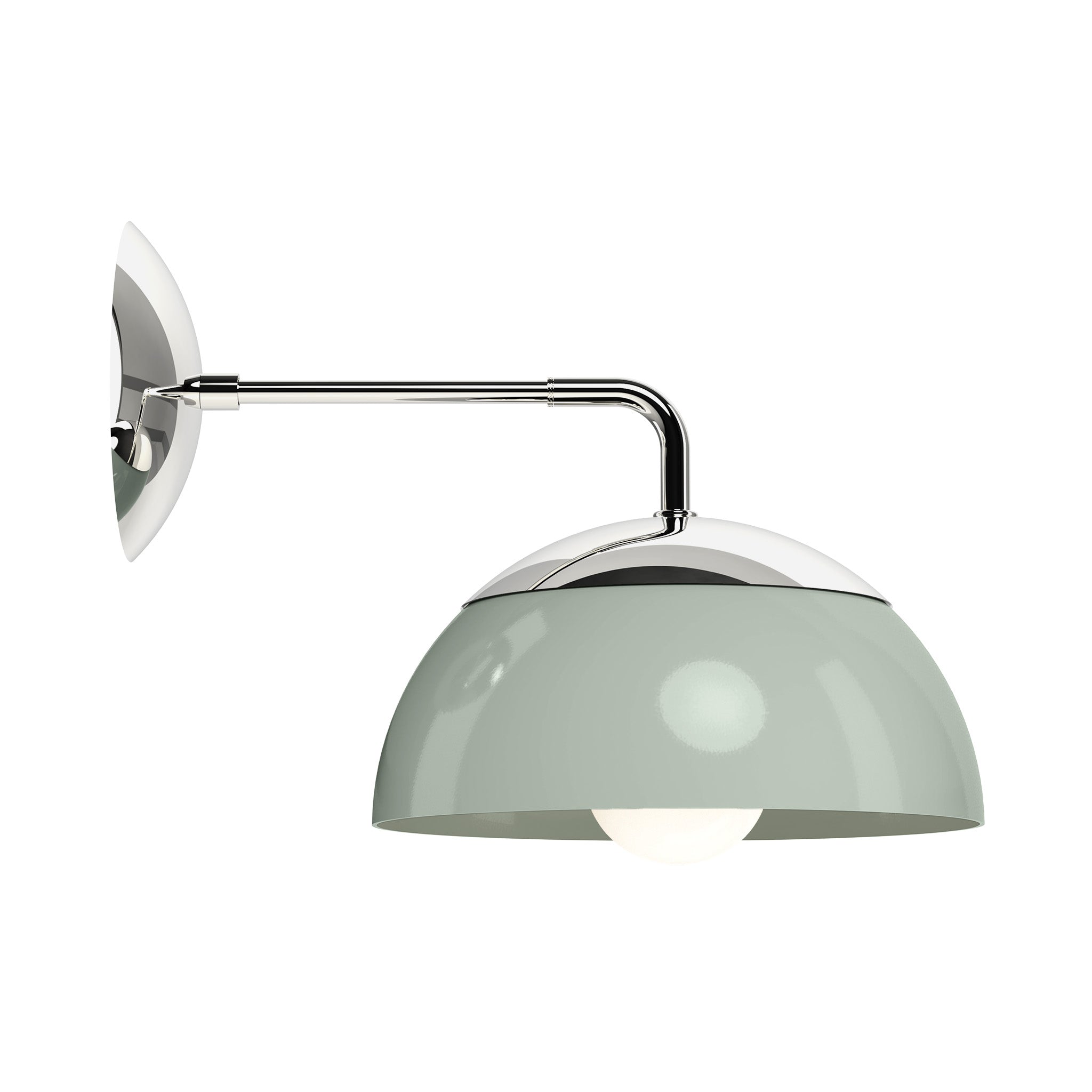 nickel spa color cadbury sconce 10" dutton brown lighting