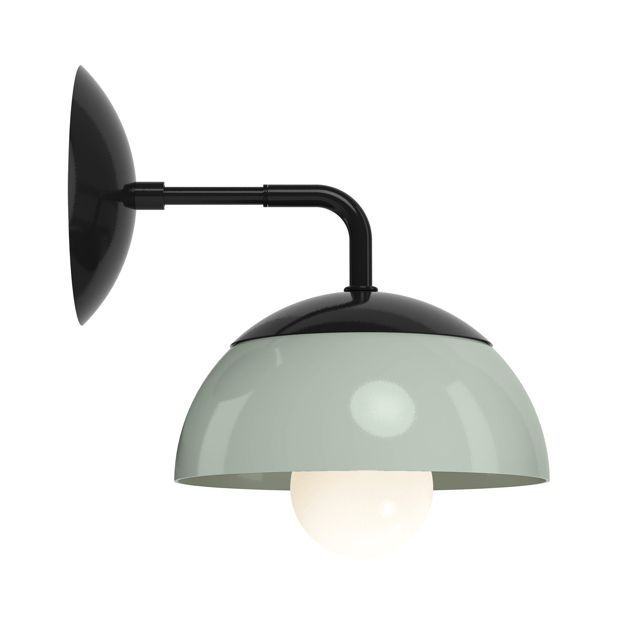 black spa color cadbury sconce 8" dutton brown lighting