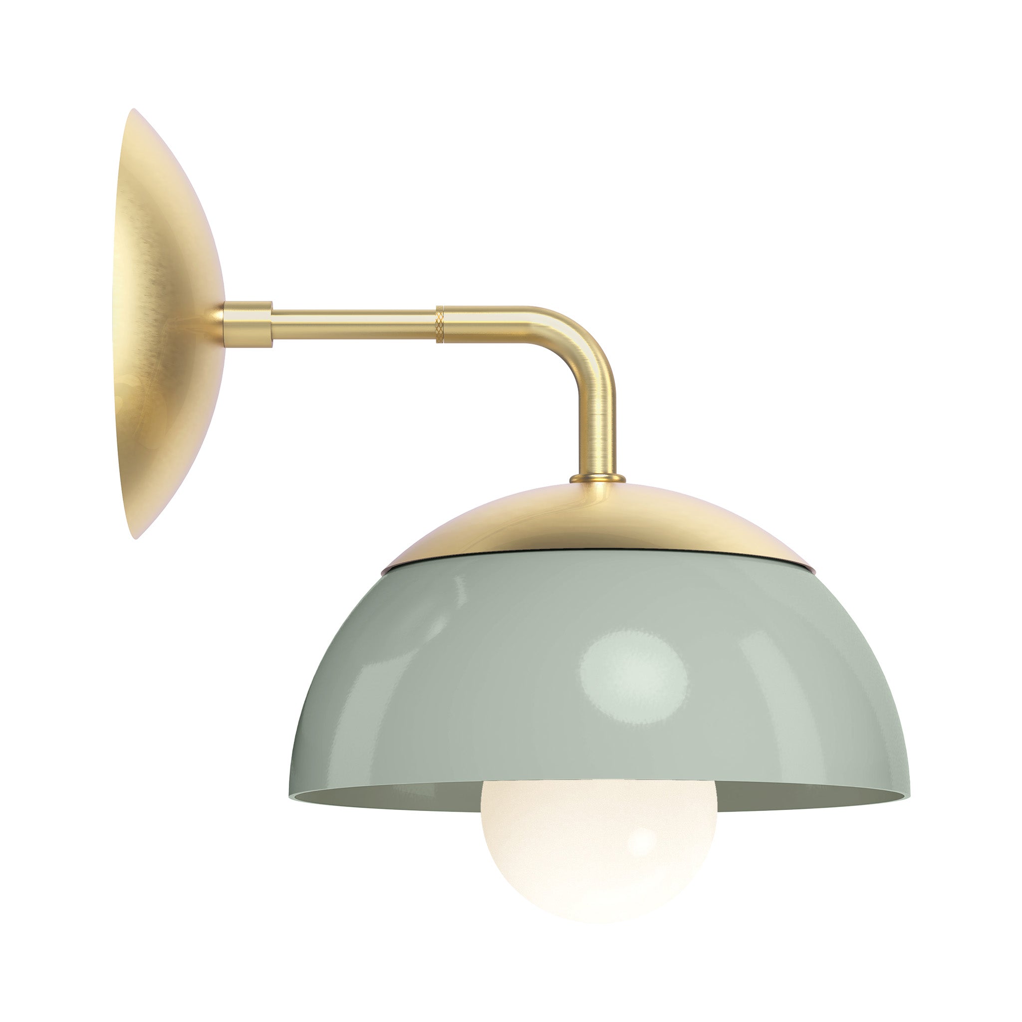 brass spa color cadbury sconce 8" dutton brown lighting