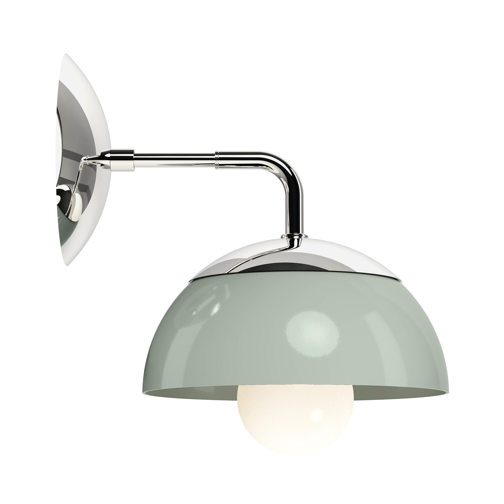 nickel spa color cadbury sconce 8" dutton brown lighting