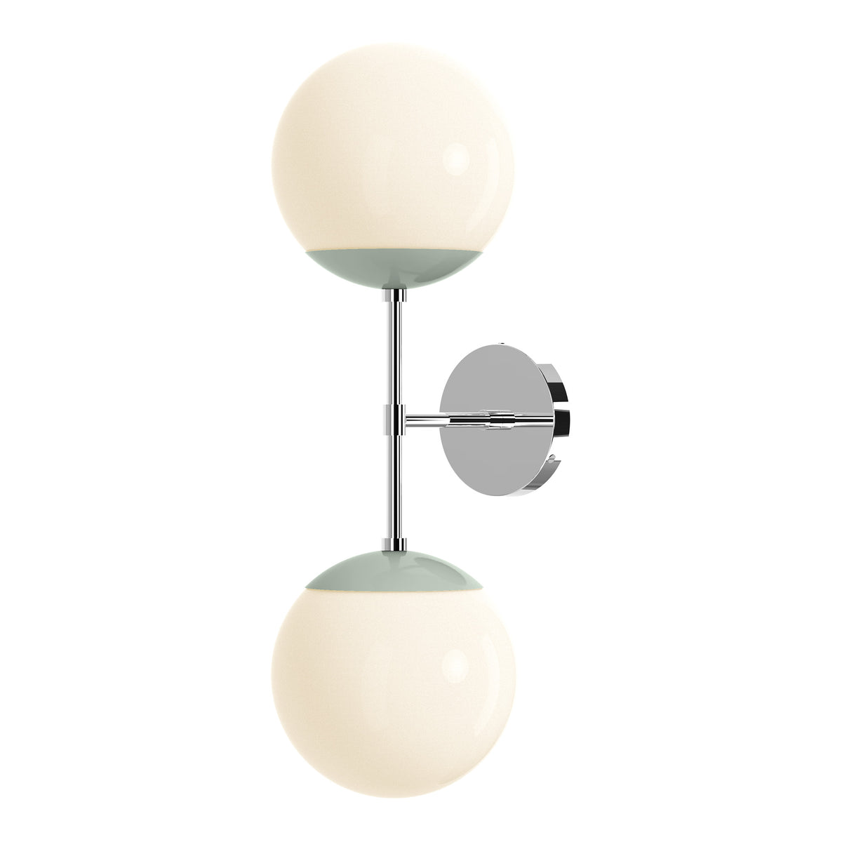 nickel spa color cap double sconce 8" dutton brown lighting