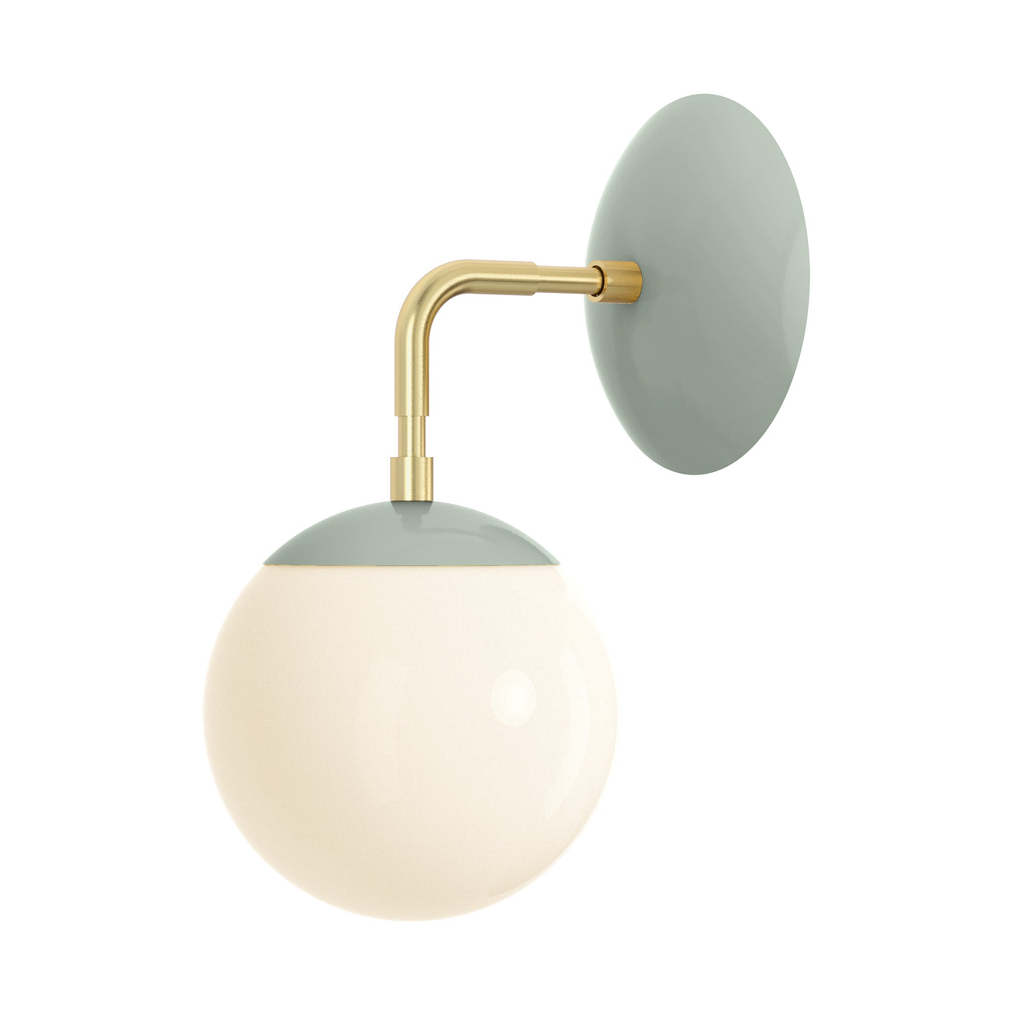 brass spa color cap sconce 6" dutton brown lighting