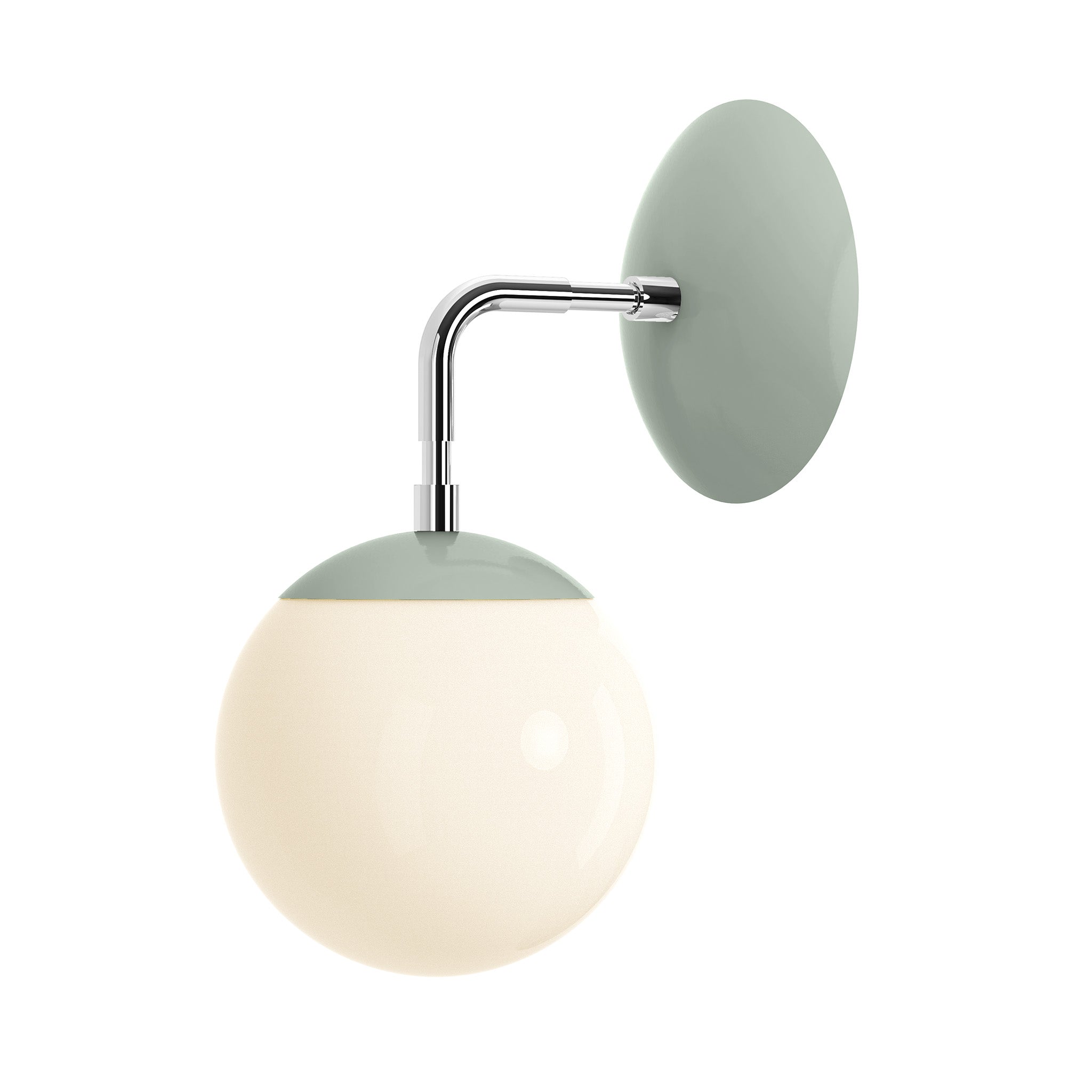 nickel spa color cap sconce 6" dutton brown lighting