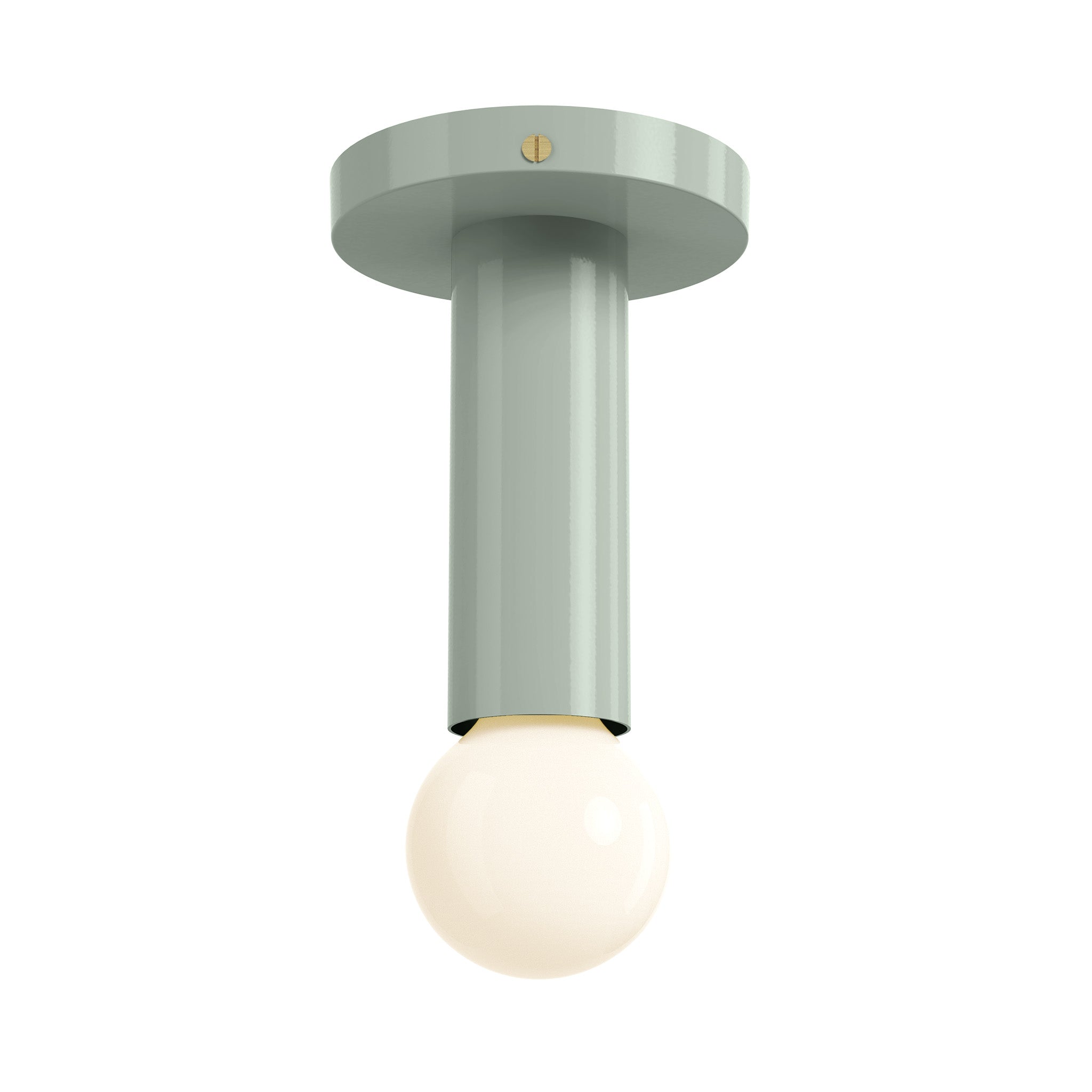 brass spa color Eureka flush mount Dutton Brown lighting