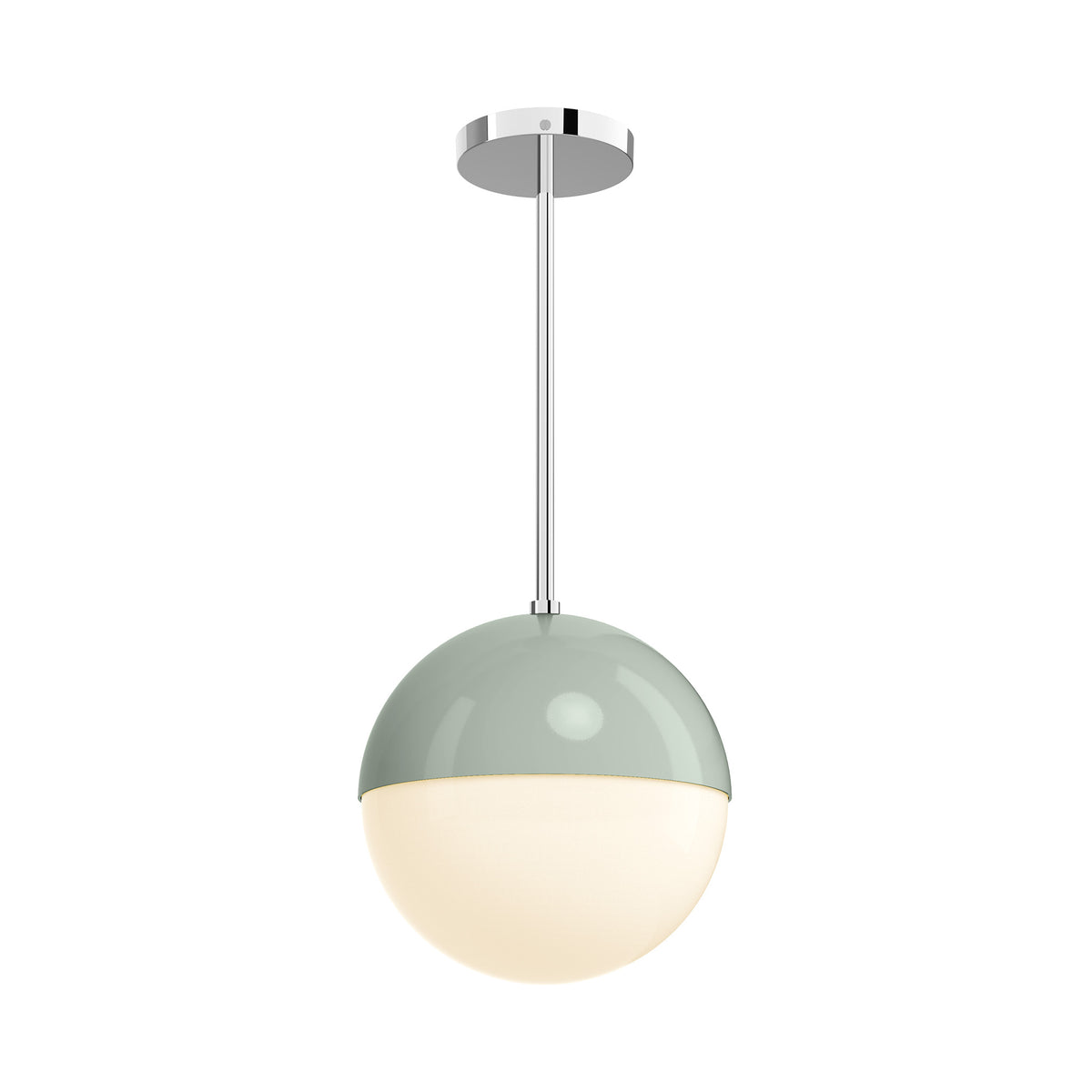 nickel and spa lure globe pendant 10 inch dutton brown lighting
