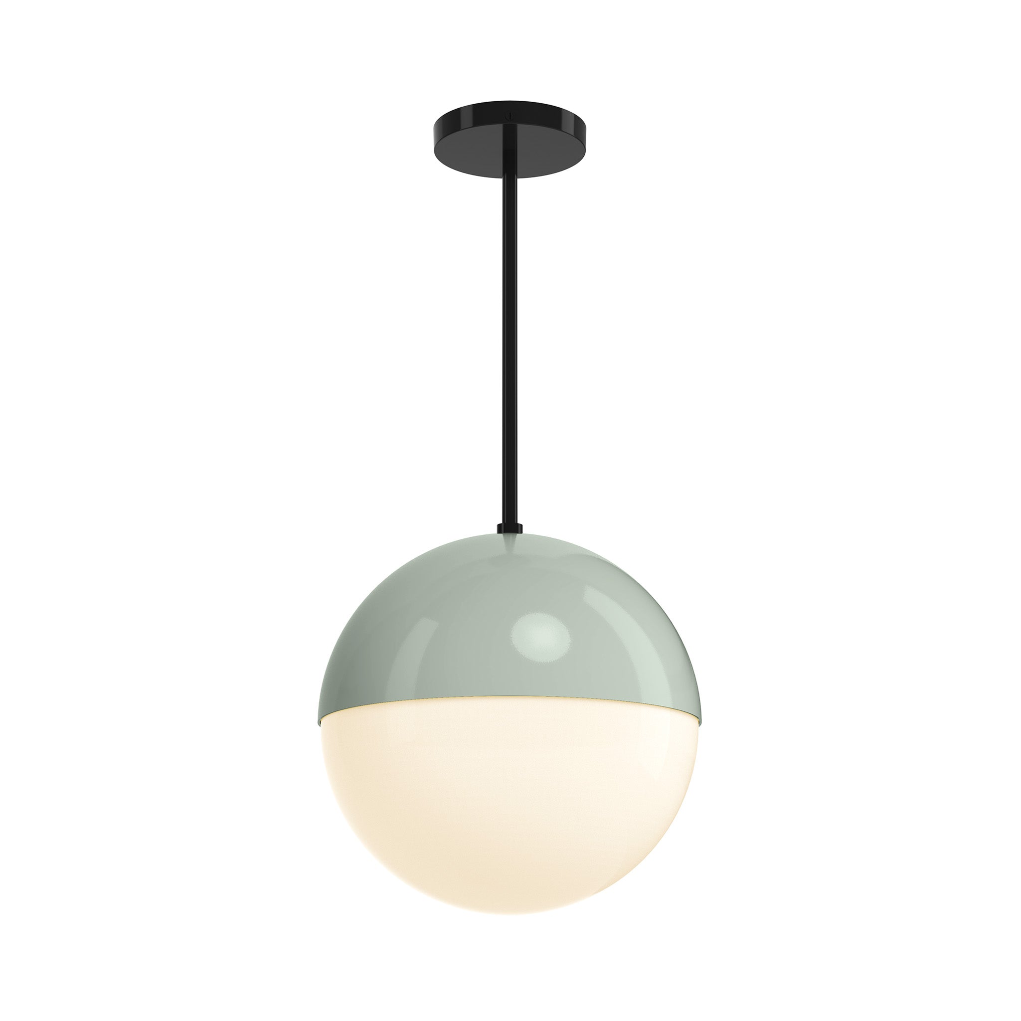 black spa color lure pendant 12" dutton brown lighting
