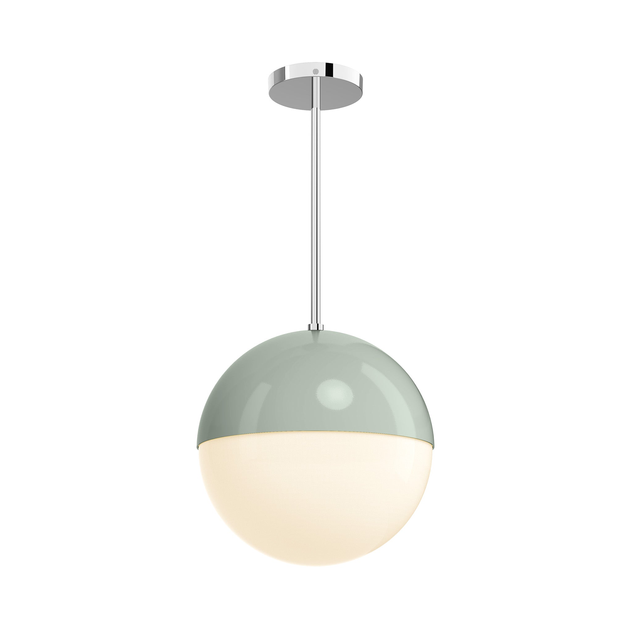 nickel spa color lure pendant 12" dutton brown lighting