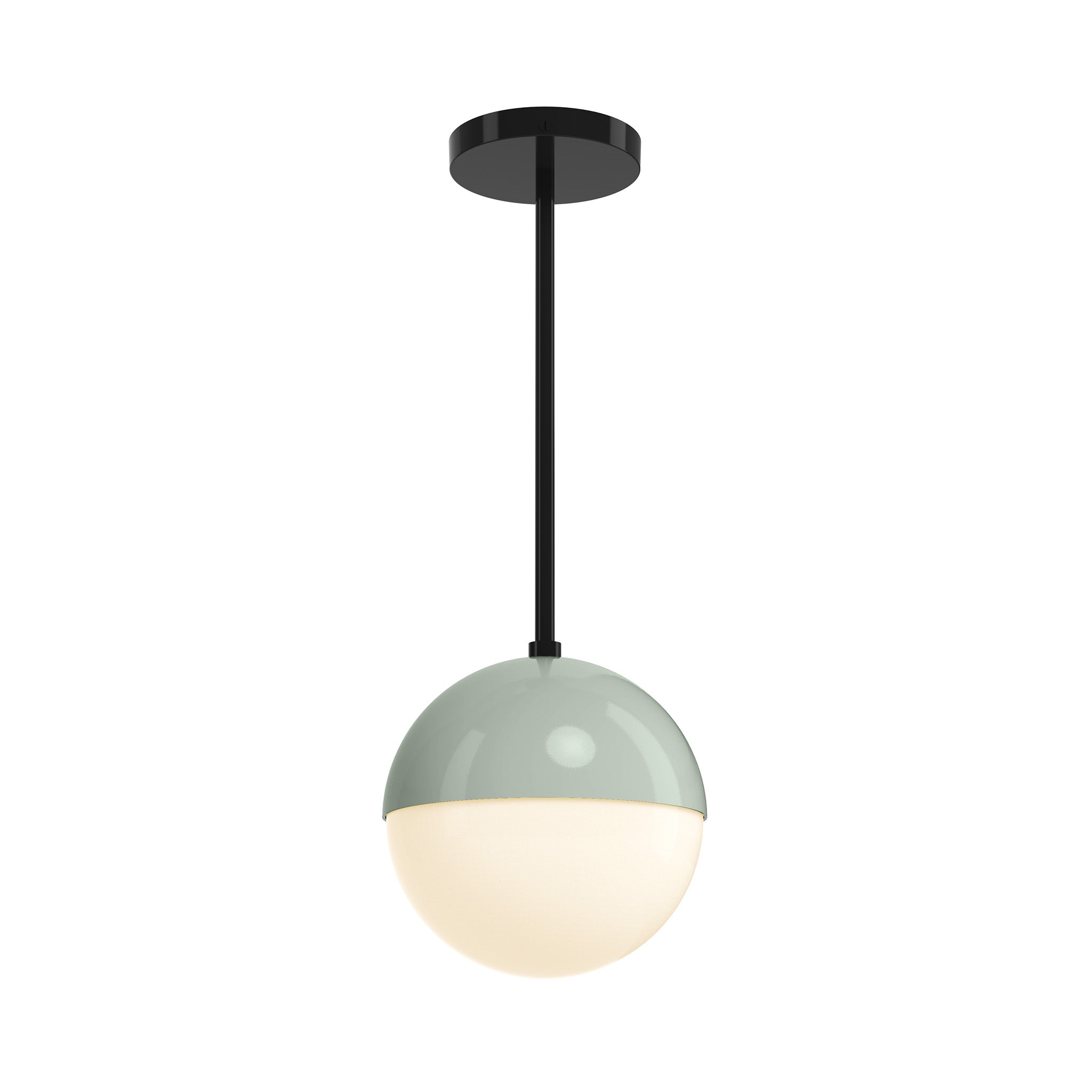 black spa color lure pendant 8" dutton brown lighting