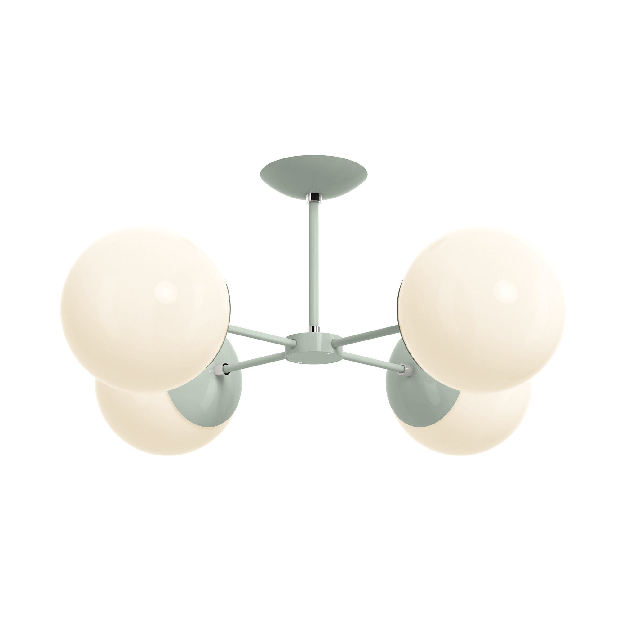 nickel spa color big orbi flush mount dutton brown lighting