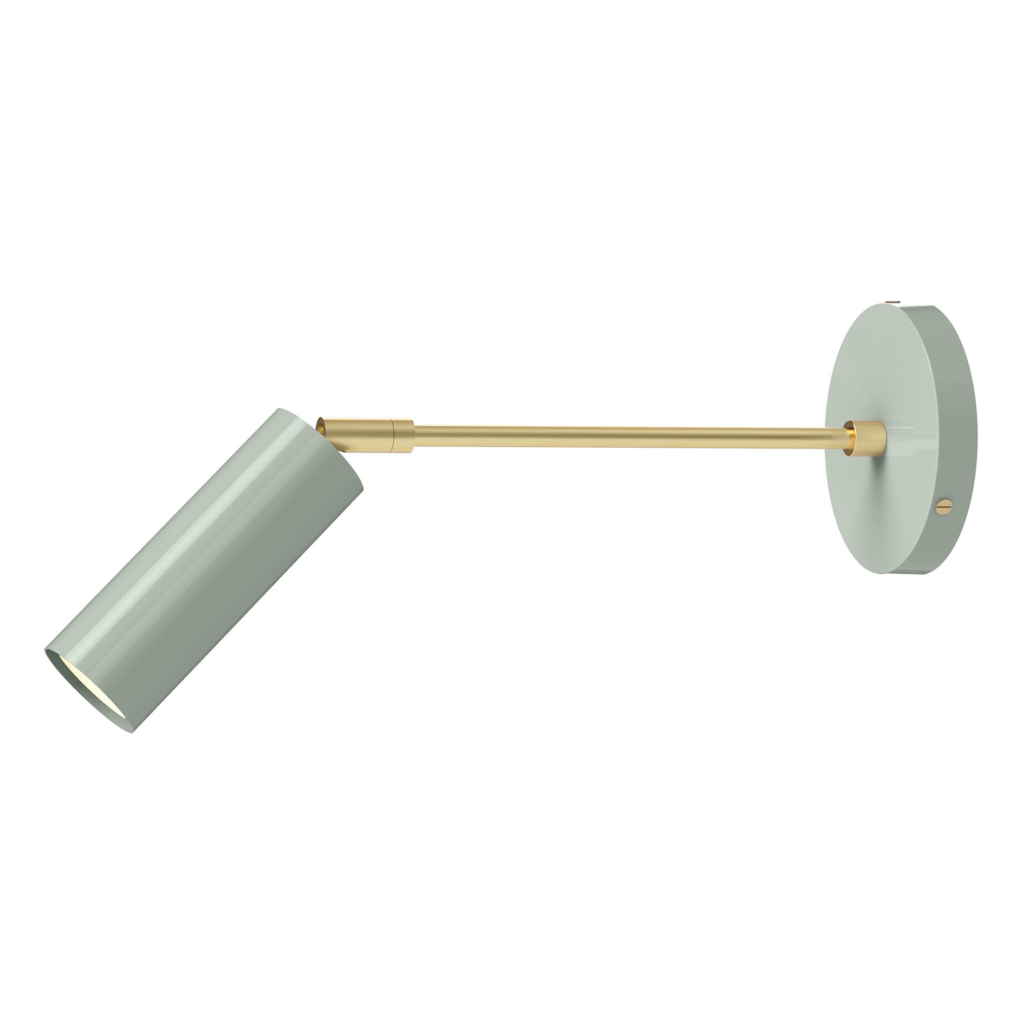 brass spa color reader sconce - 10" arm dutton brown lighting