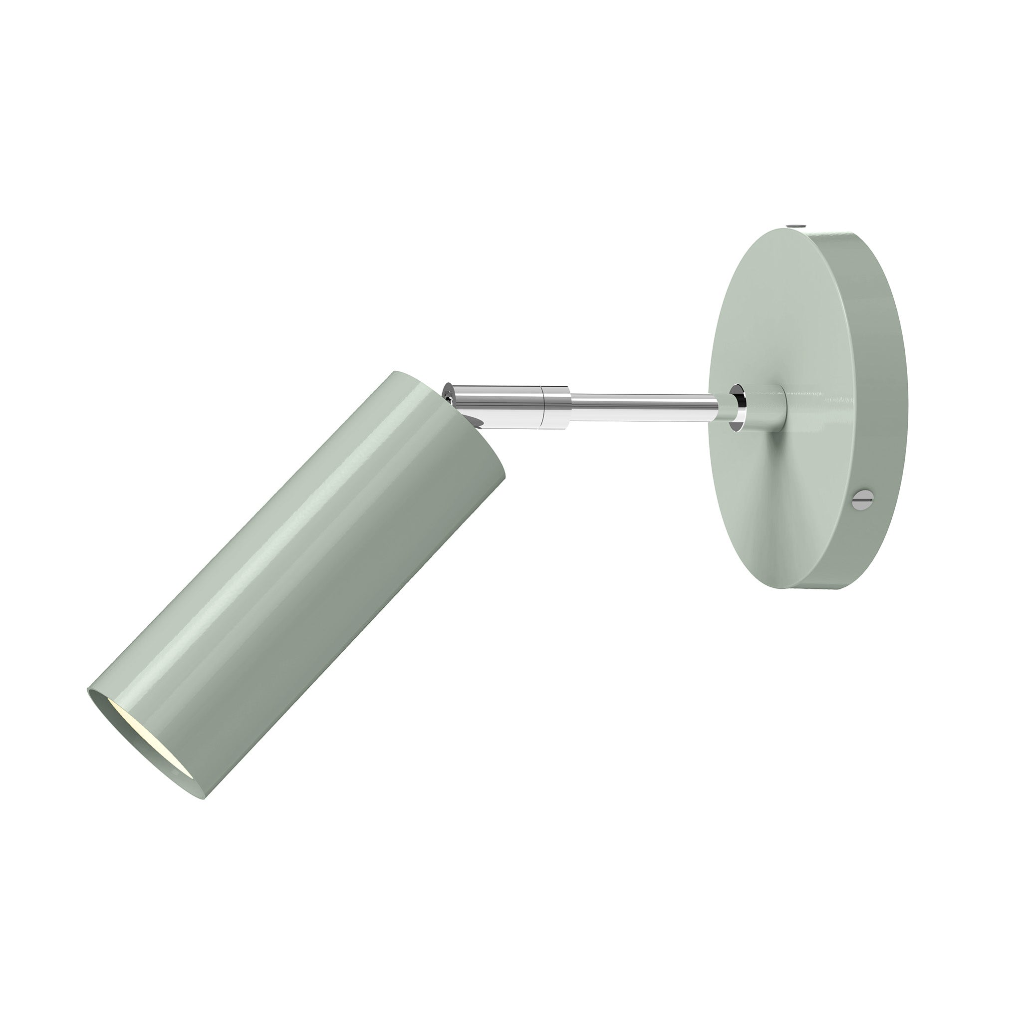 nickel spa color reader sconce - 3" arm dutton brown lighting