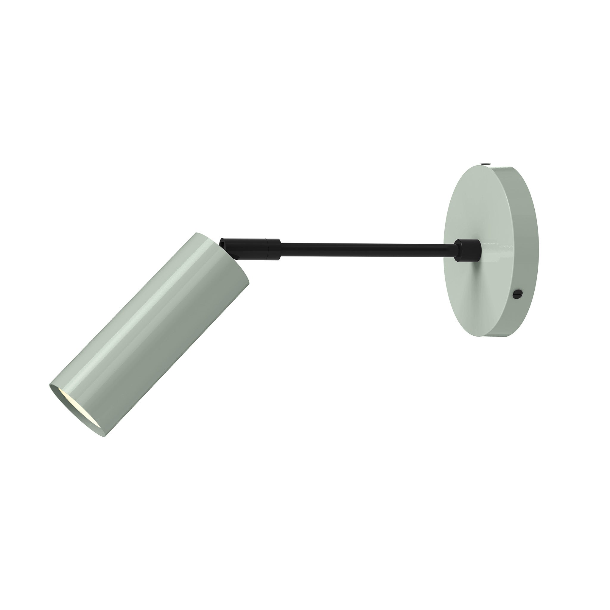 black spa color reader sconce - 6" arm dutton brown lighting