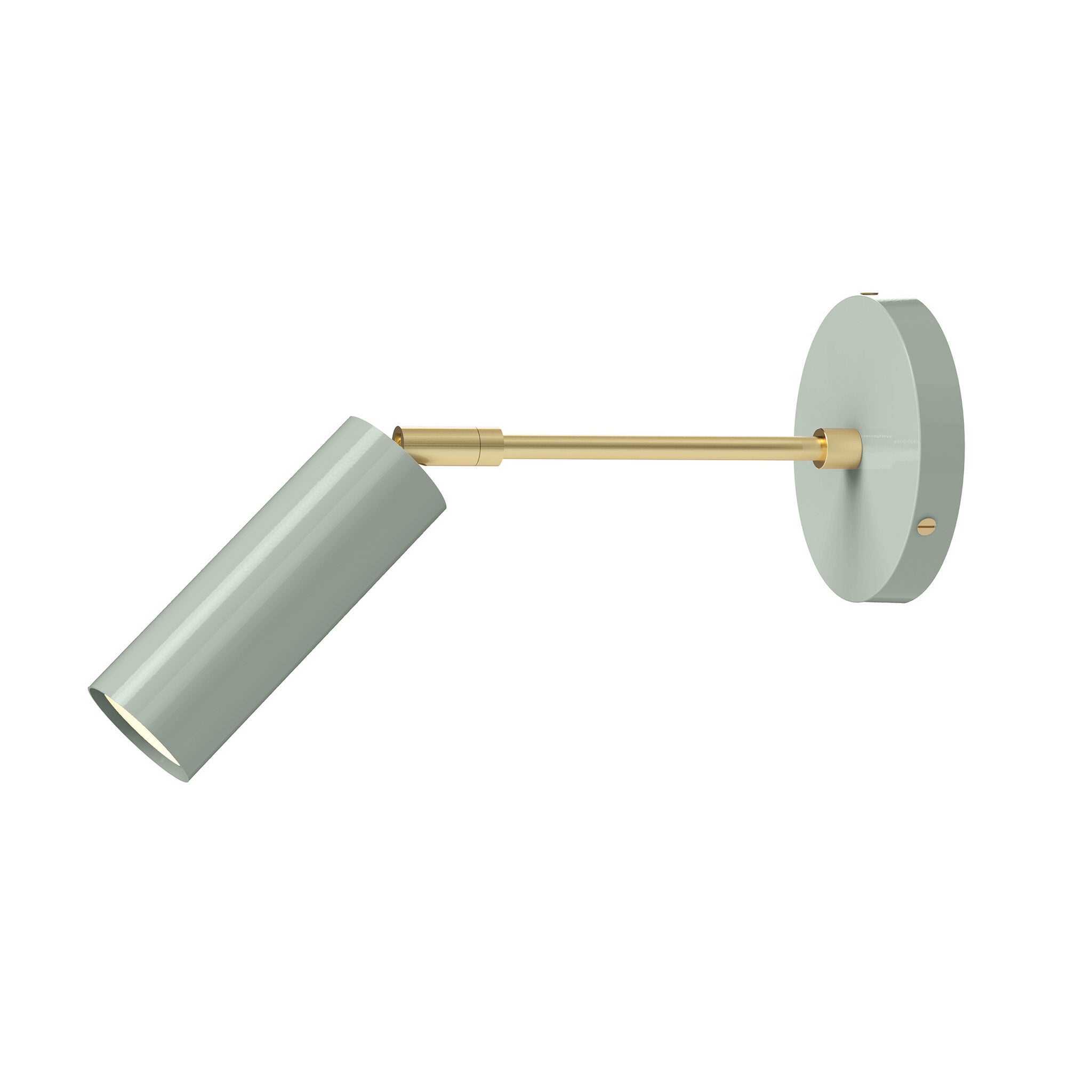 brass spa color reader sconce - 6" arm dutton brown lighting