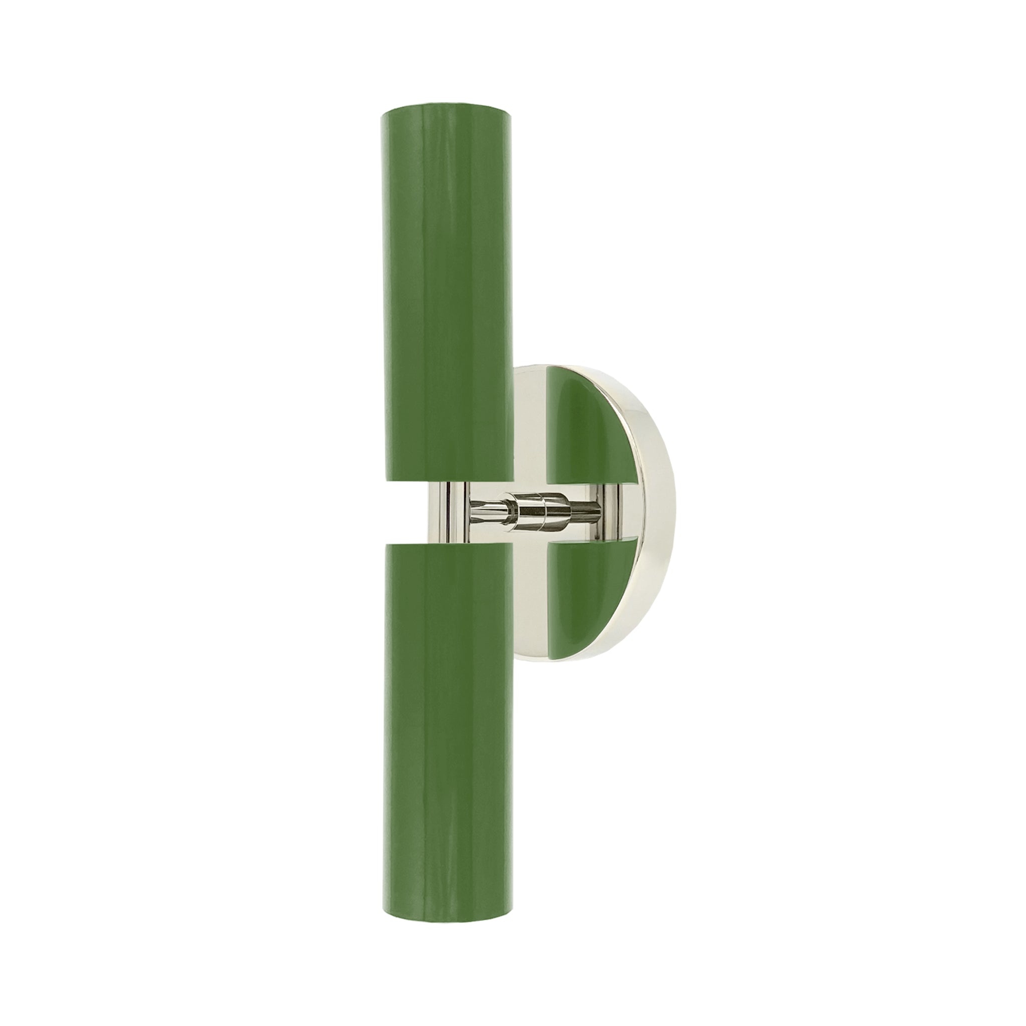 nickel and python green color Ruler sconce Dutton Brown lighting