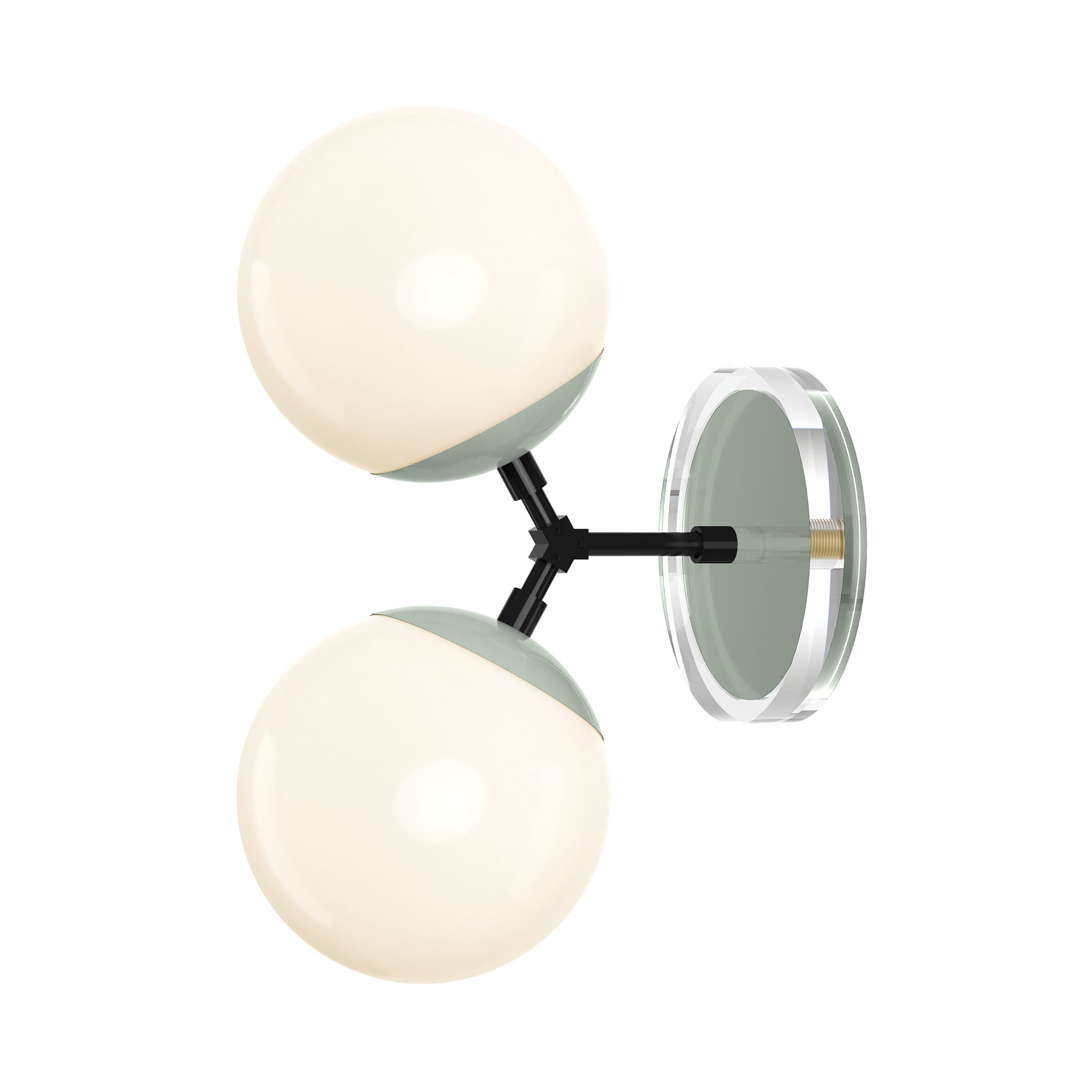 black spa color visage sconce 6" dutton brown lighting