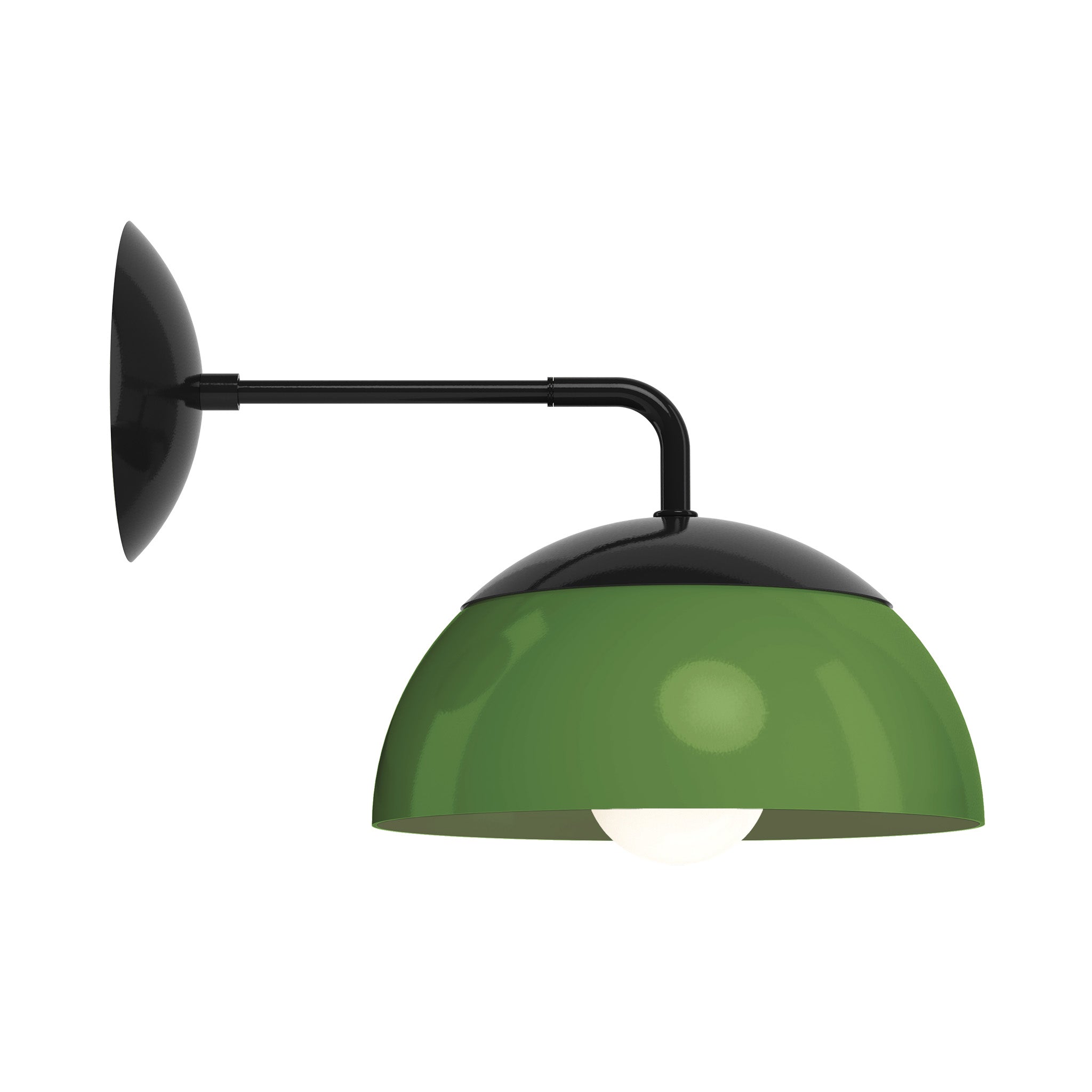 black python green color cadbury sconce 10" dutton brown lighting