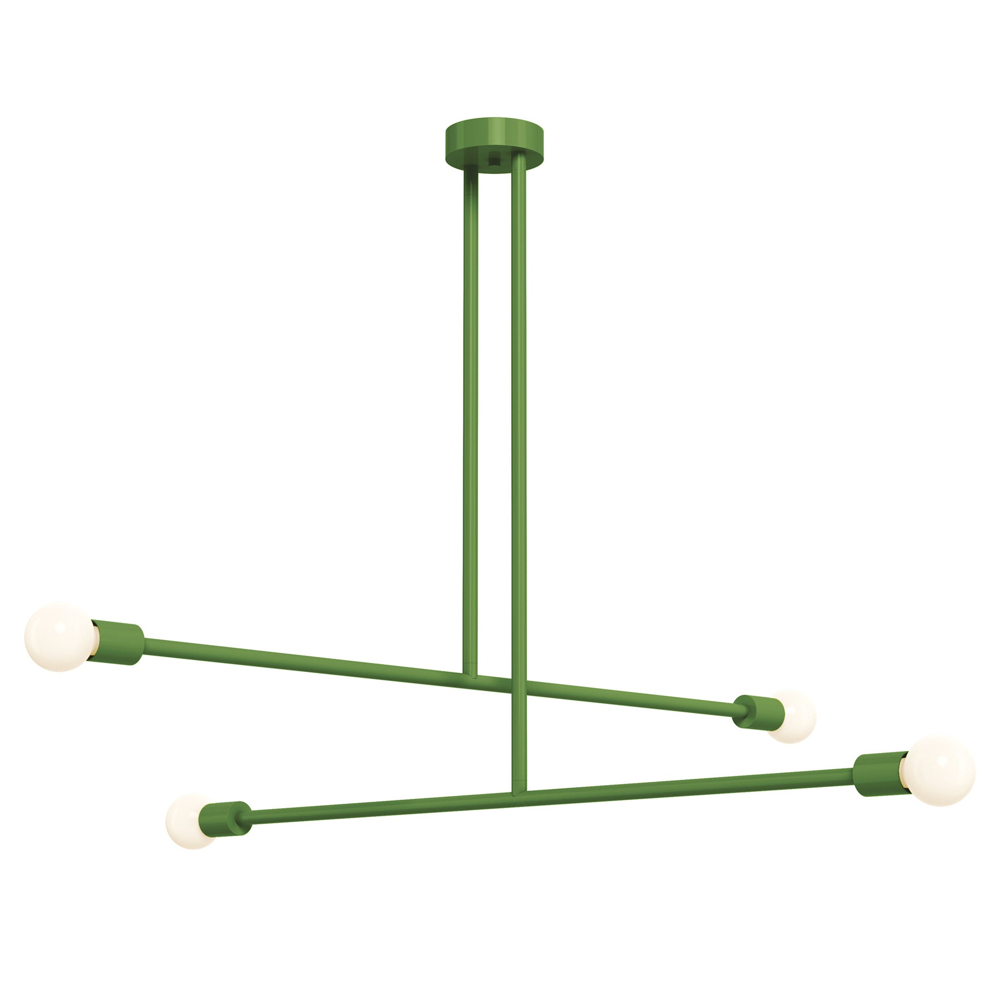 python green color captain chandelier 47" dutton brown lighting