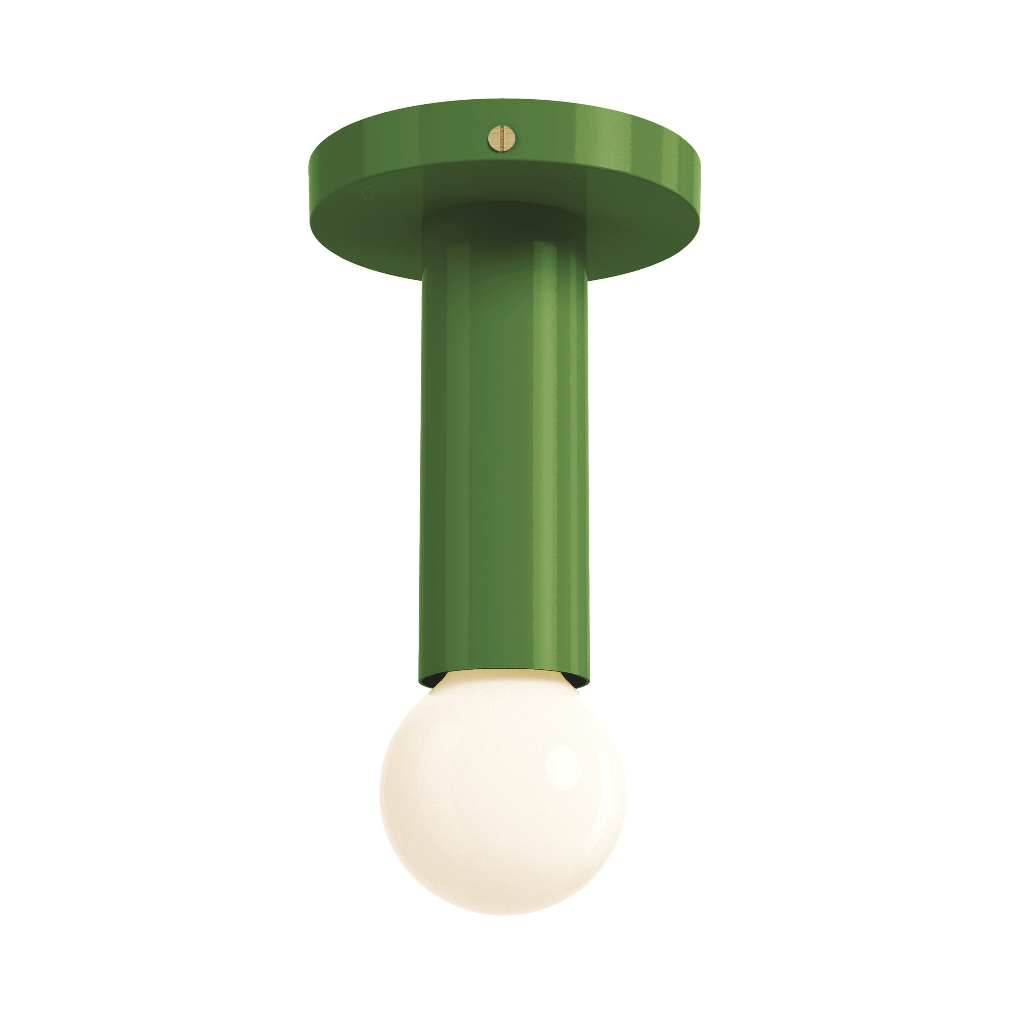 brass python green color eureka flush mount lighting dutton brown