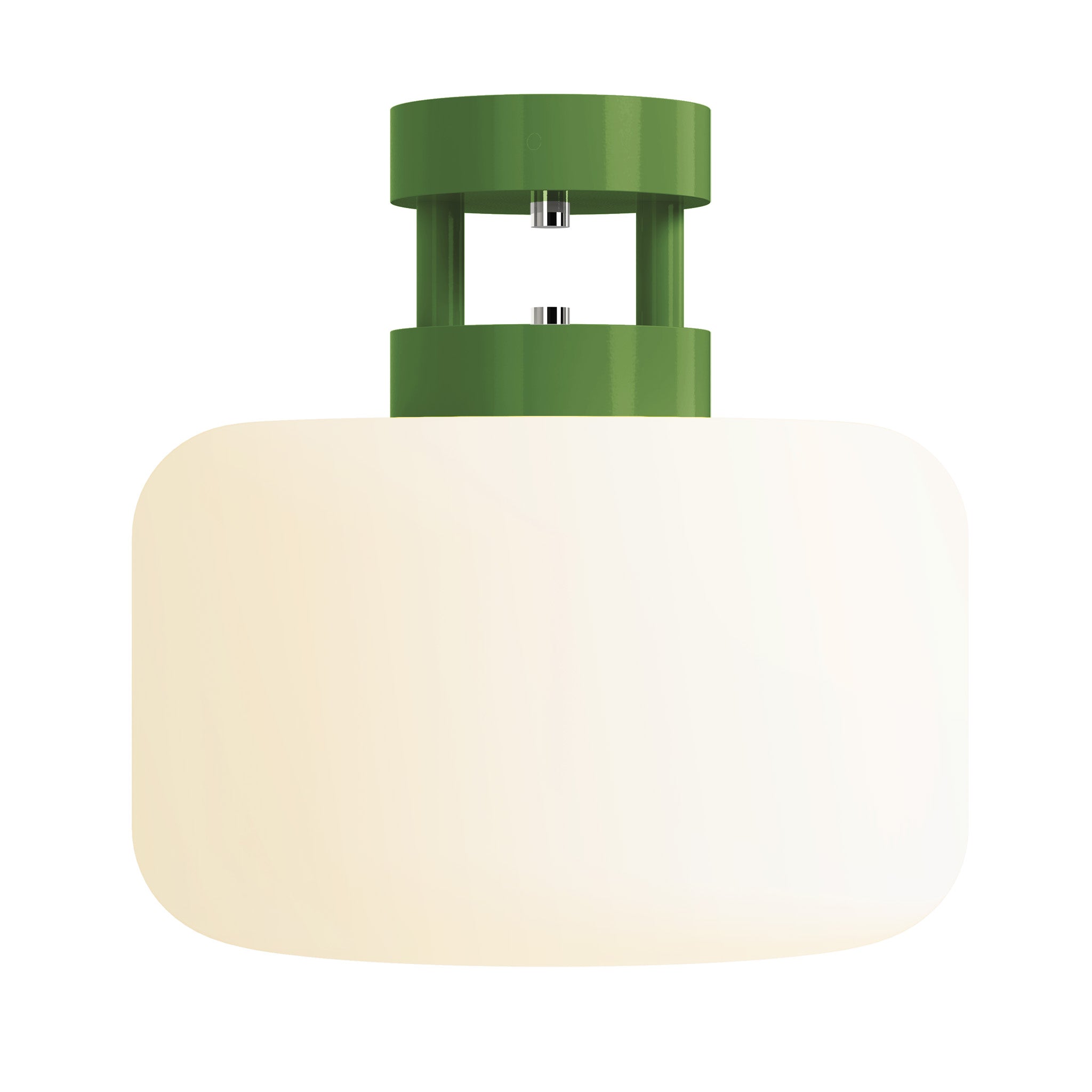 nickel and python green maxo color flush mount dutton brown lighting
