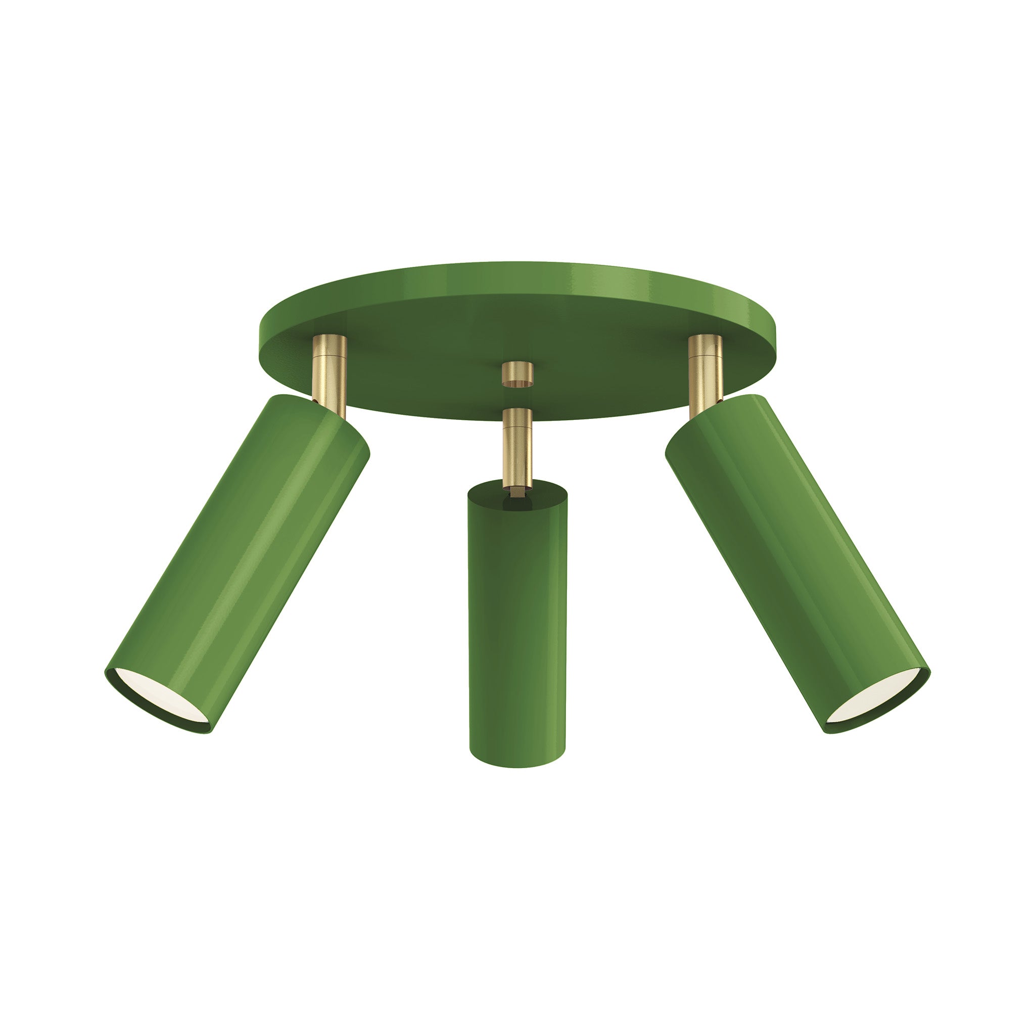 brass python green color pose flush mount dutton brown lighting