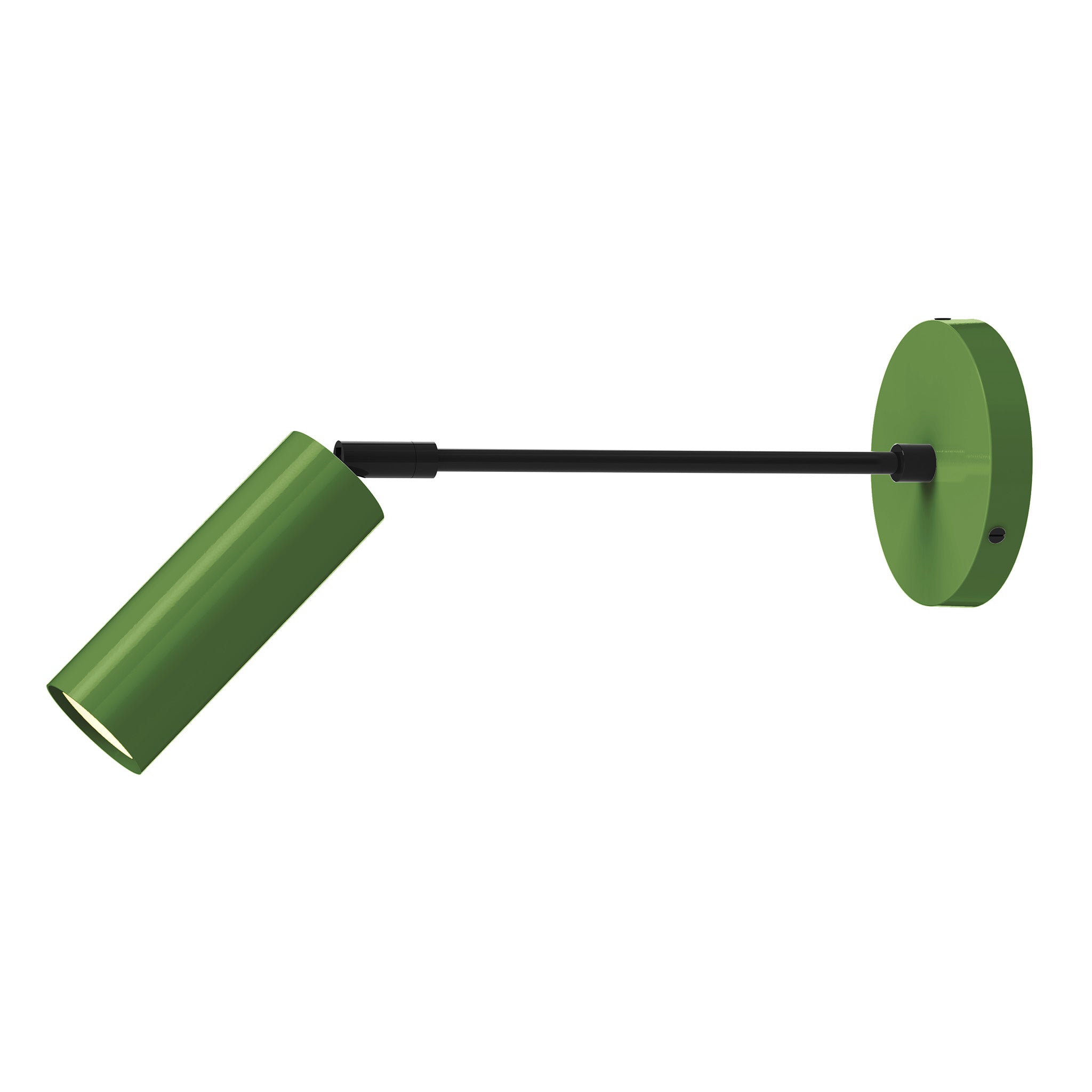 black and python green color Reader sconce 10" arm Dutton Brown lighting