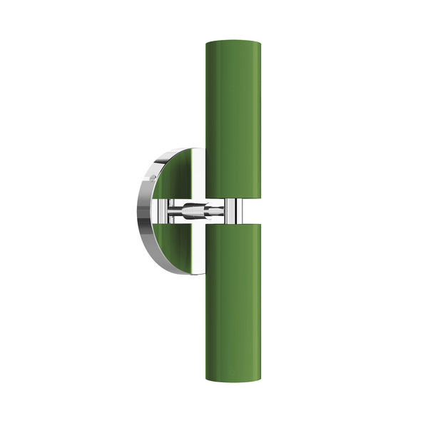nickel python green color ruler sconce dutton brown lighting