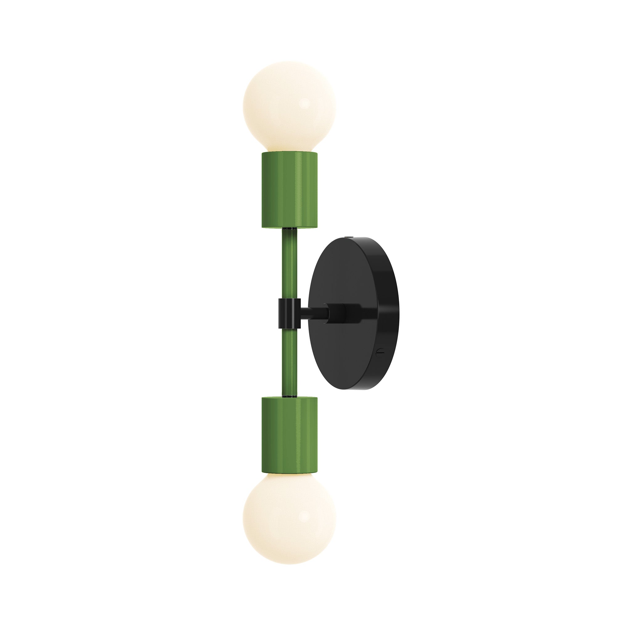 black python green color scepter sconce 10" dutton brown lighting