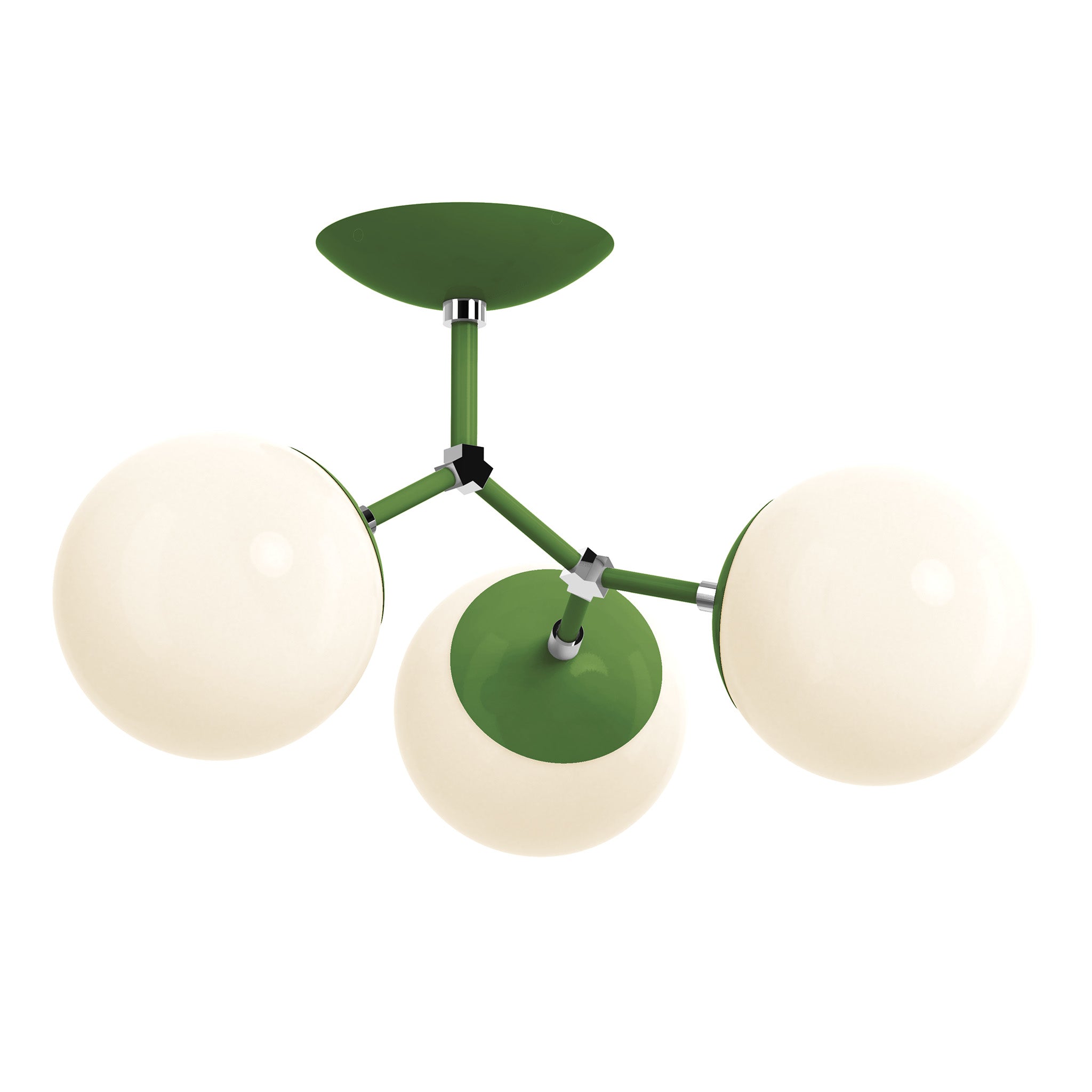 nickel python green color supreme flush mount dutton brown lighting