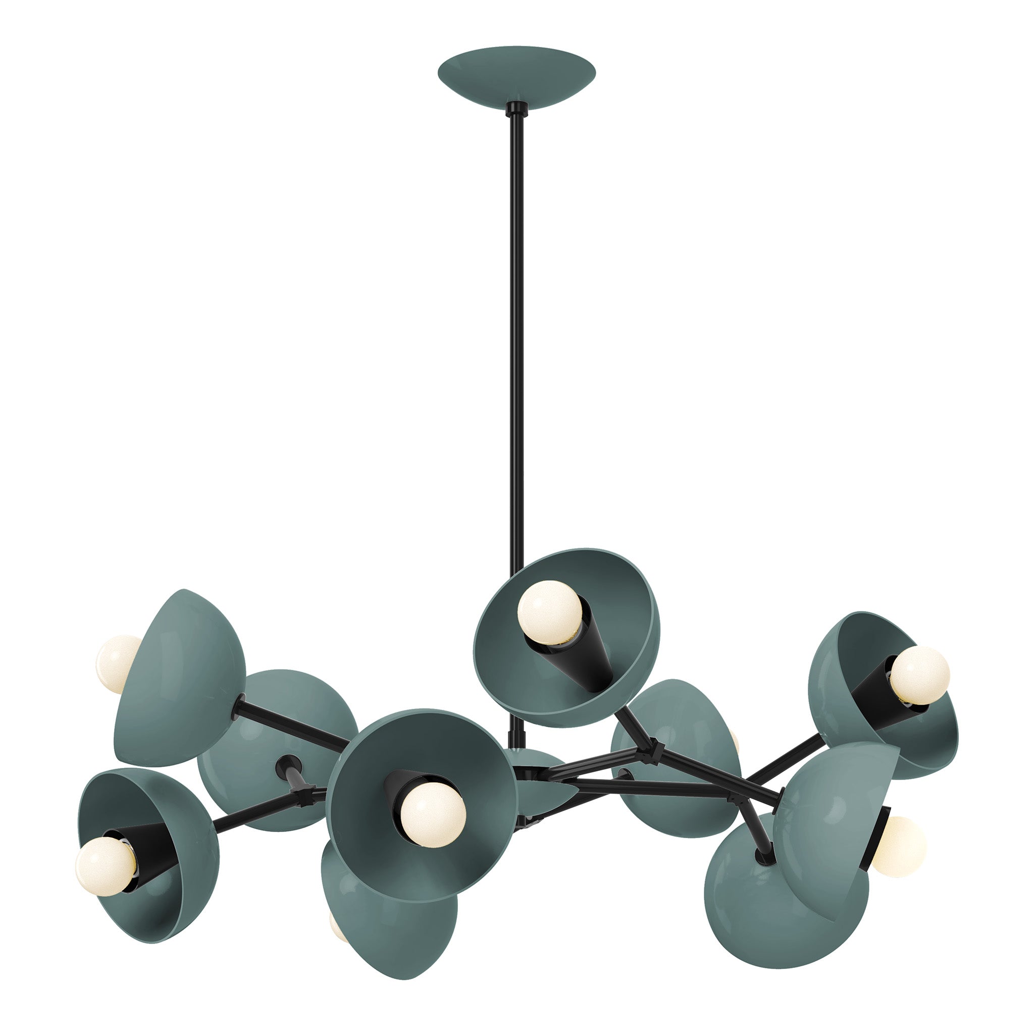 black lagoon color alegria chandelier 30" dutton brown lighting