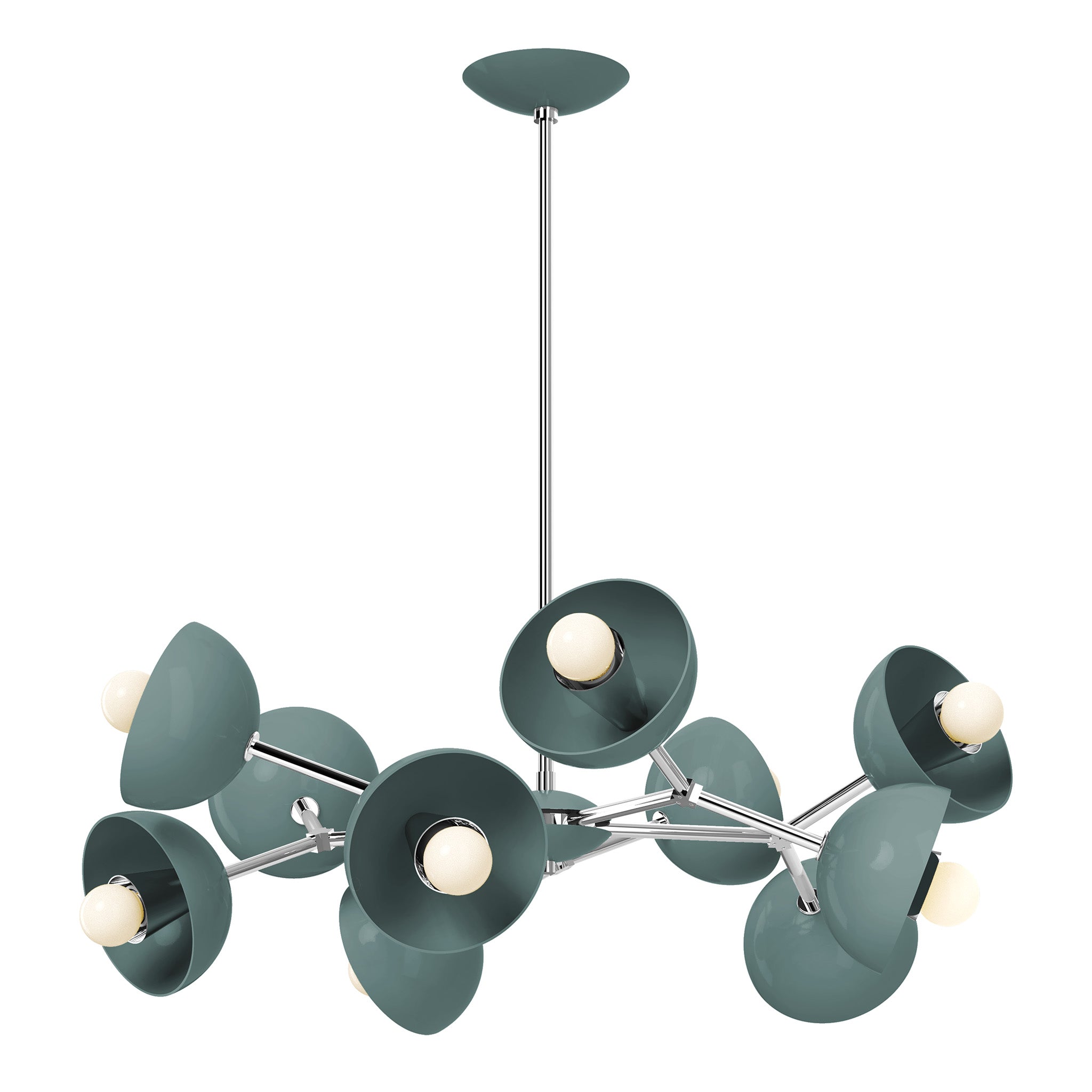 nickel lagoon color alegria chandelier 30" dutton brown lighting