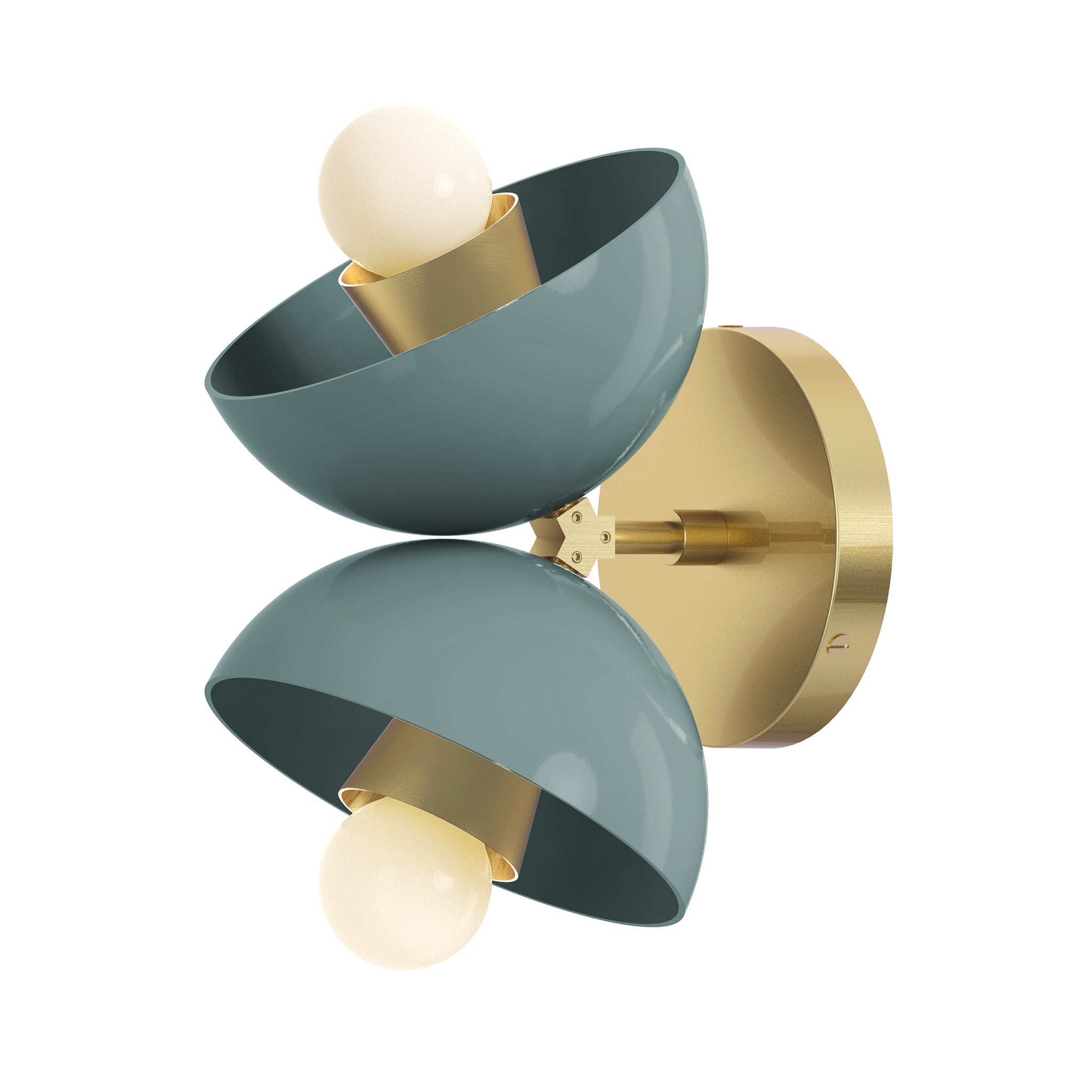 brass lagoon color beso sconce dutton brown lighting