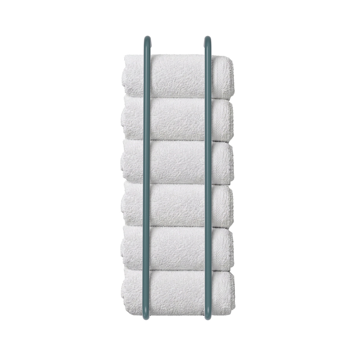 Lagoon color Beyond towel rack 36" Dutton Brown hardware