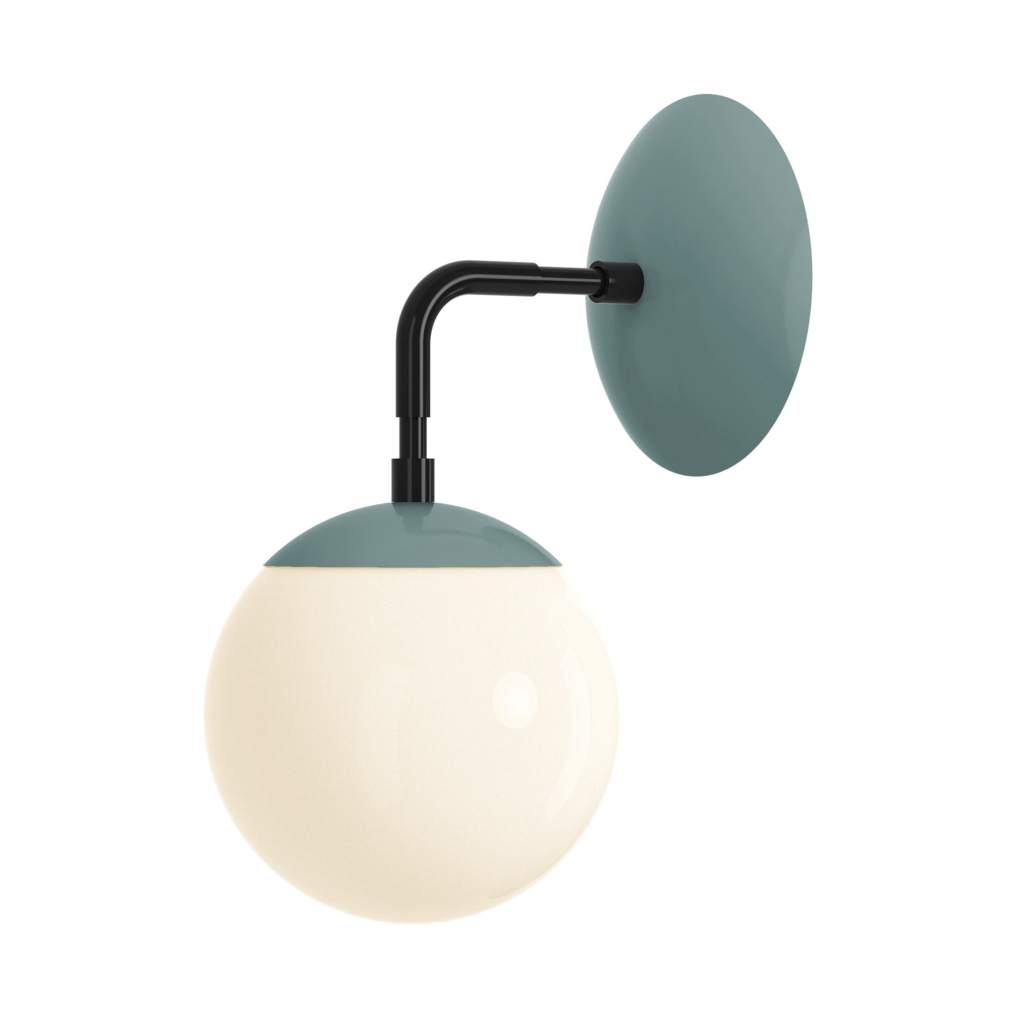 black lagoon color cap sconce 6" dutton brown lighting