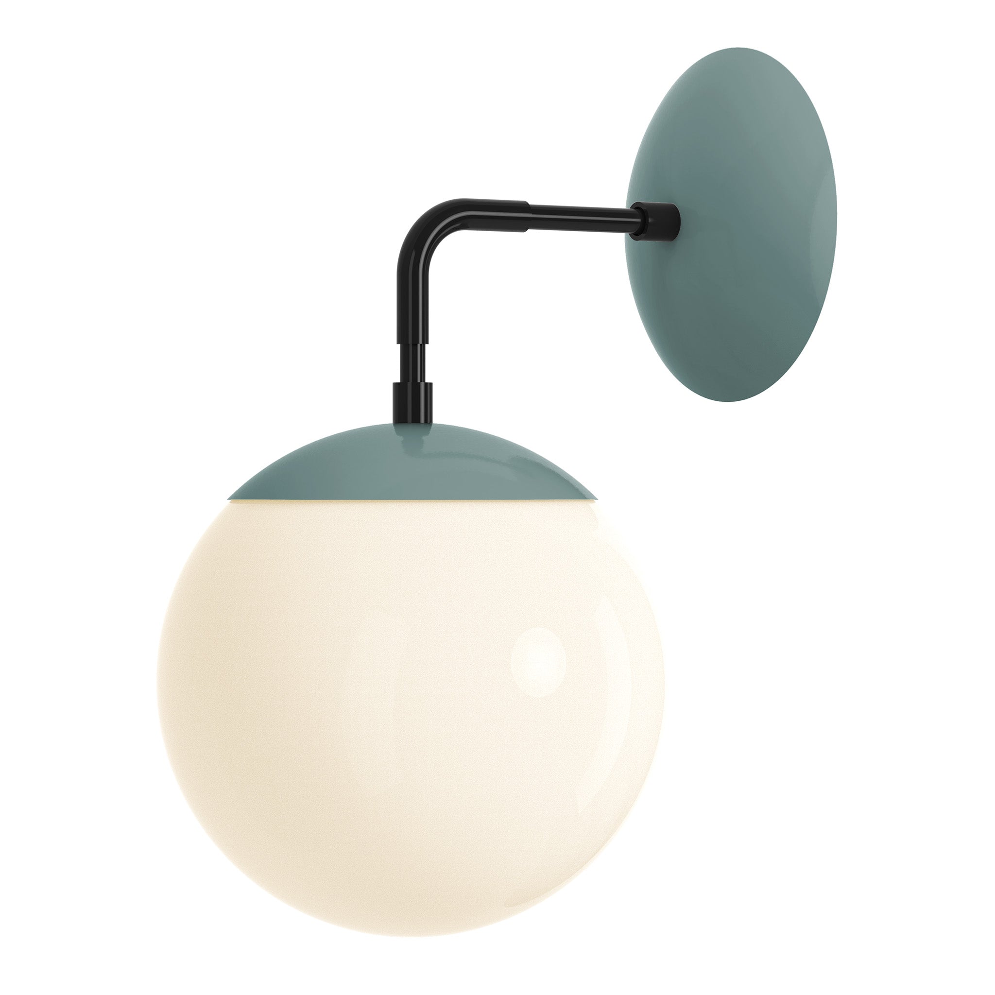 black lagoon color cap sconce 8" dutton brown lighting