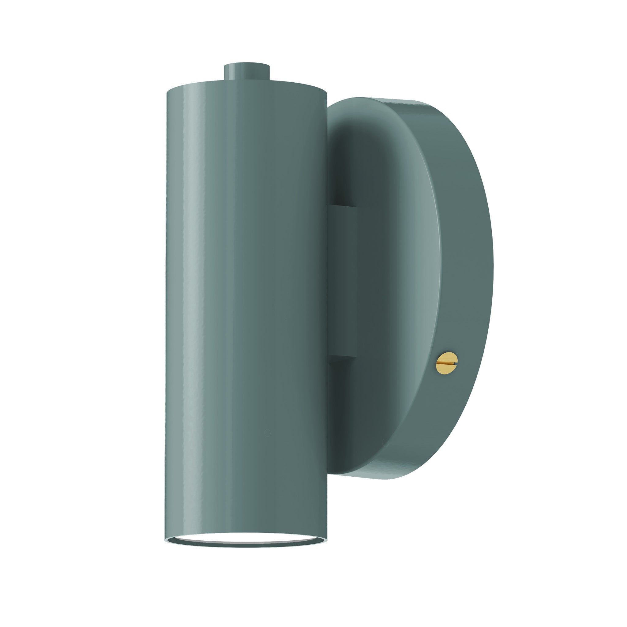 Brass and lagoon display wall sconce dutton brown lighting