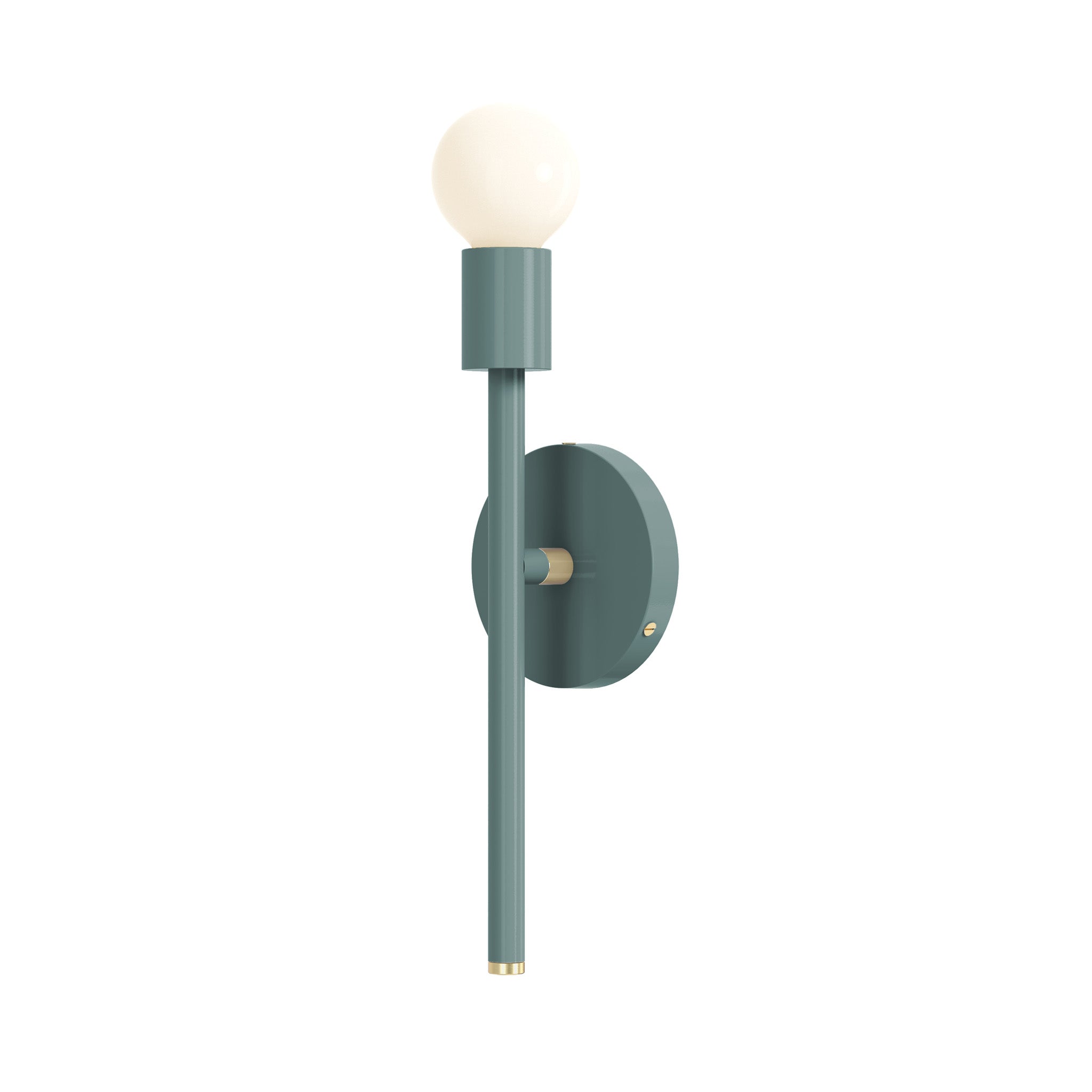 brass lagoon color major sconce 15" dutton brown lighting