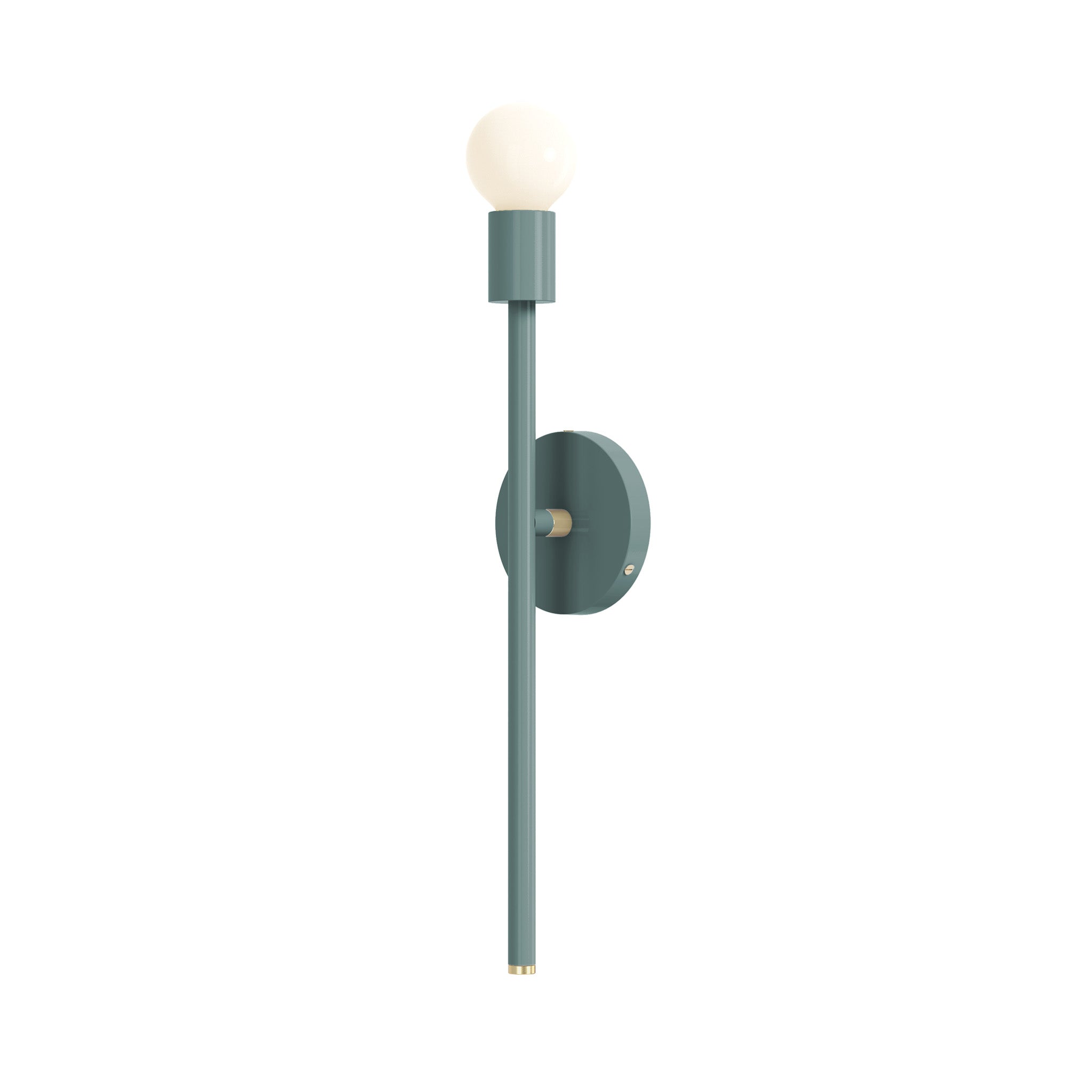 brass lagoon color major sconce 21" dutton brown lighting