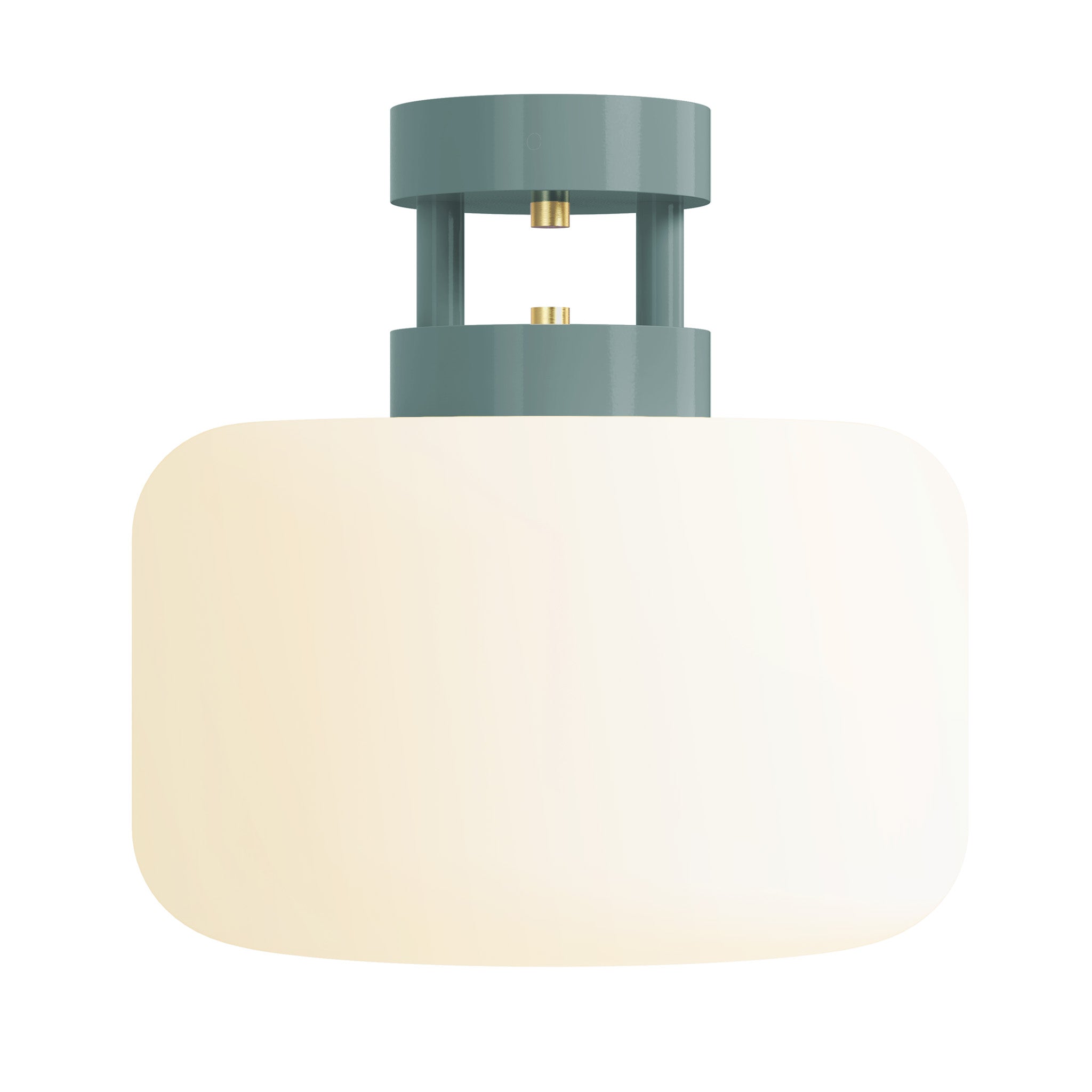 brass and lagoon maxo color flush mount dutton brown lighting