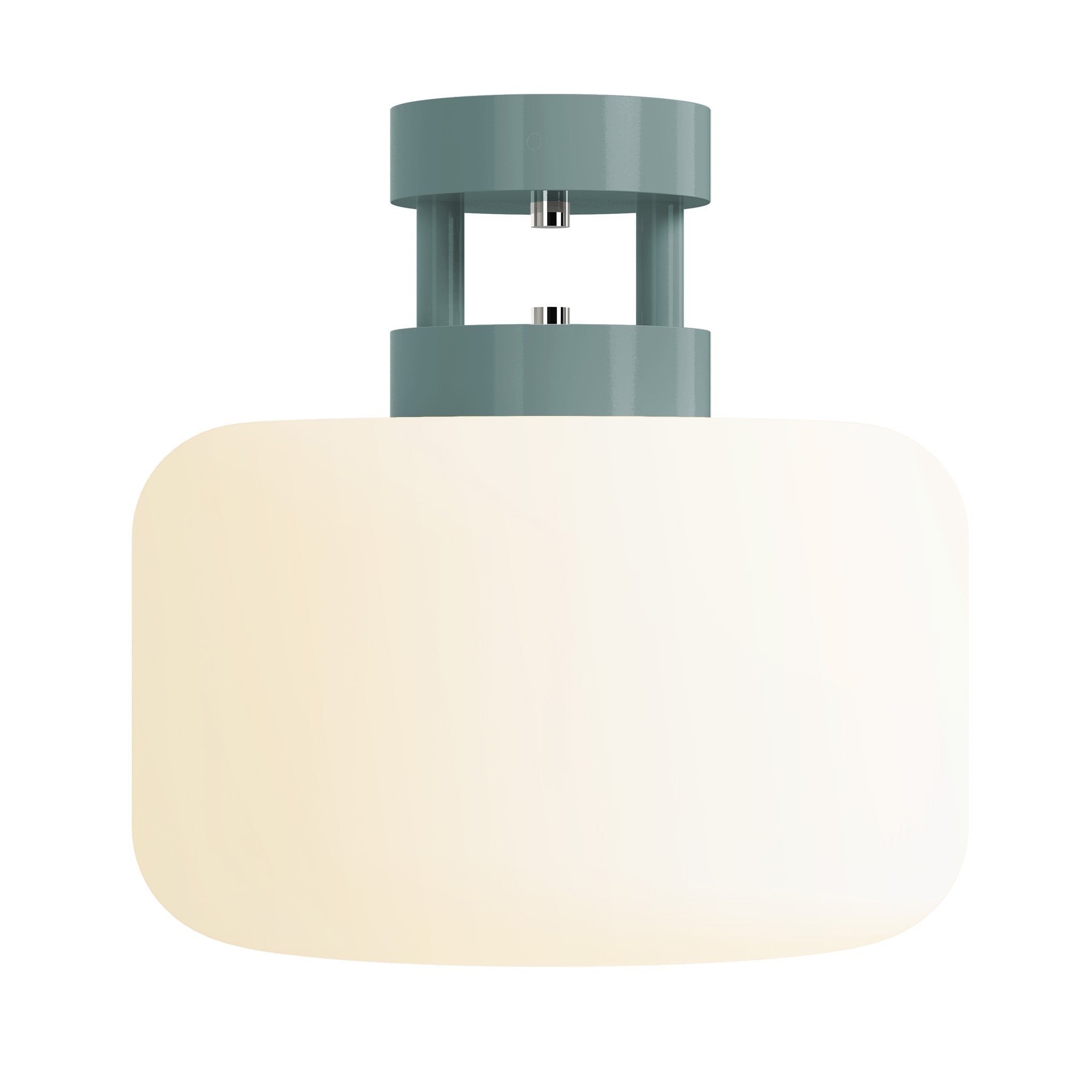 nickel and lagoon maxo color flush mount dutton brown lighting
