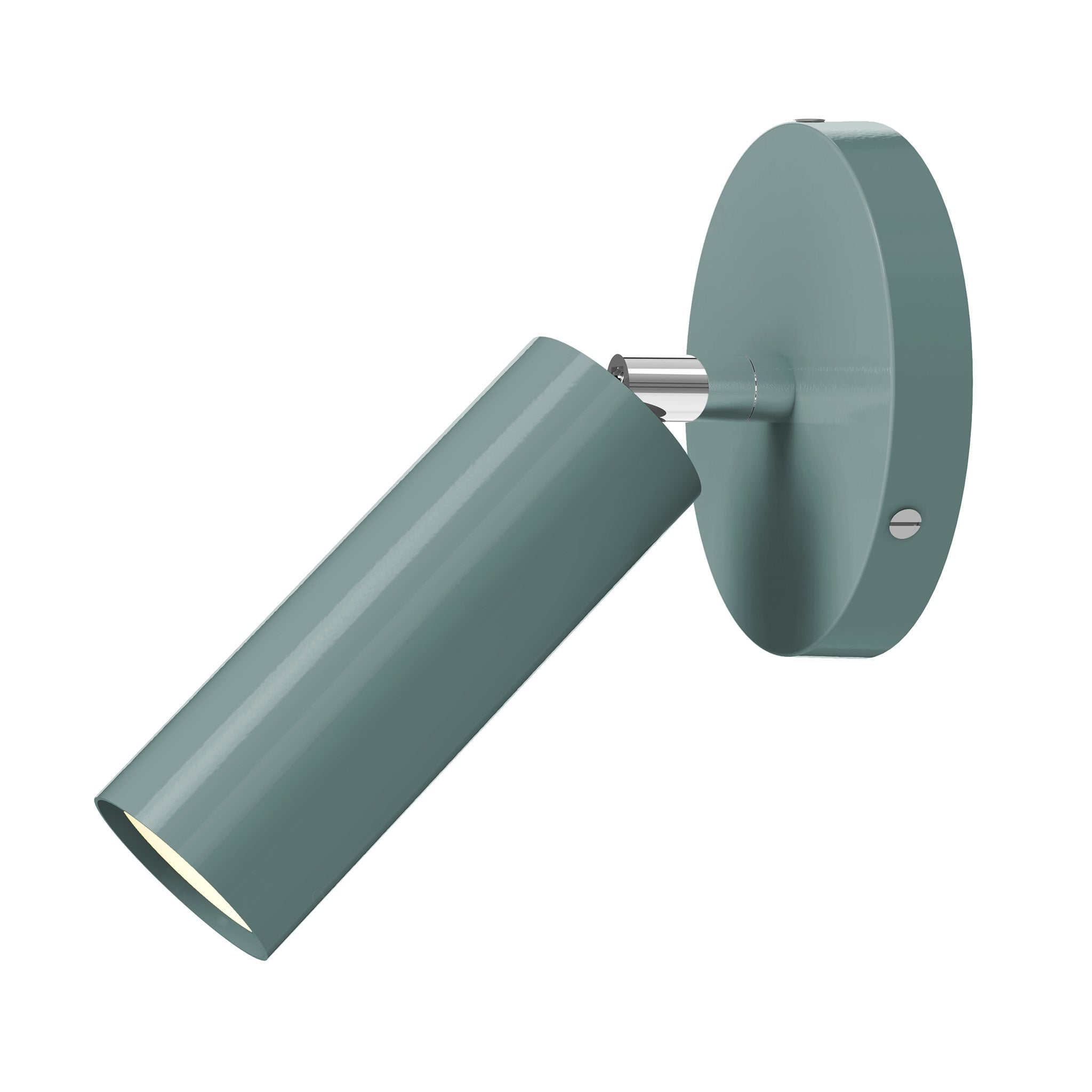 nickel lagoon color reader sconce - no arm dutton brown lighting