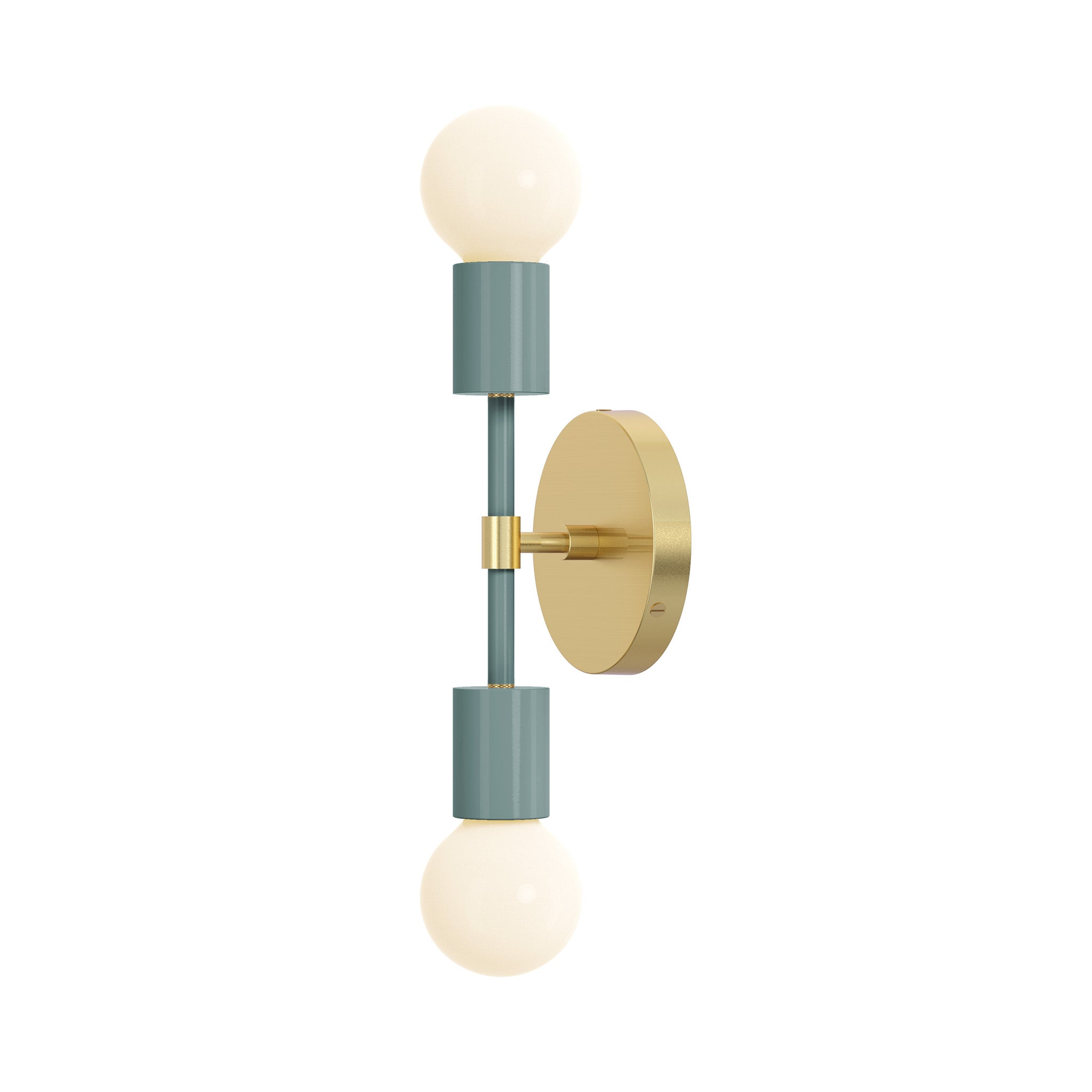 brass lagoon color scepter sconce 10" dutton brown lighting